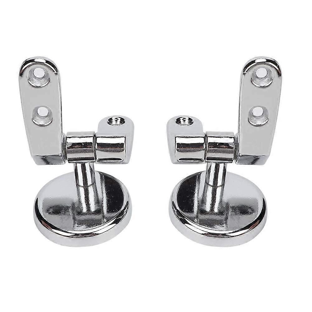 Adjustable Toilet Seat Hinges Replacement Kit with Fittings and Nuts for Universal Lid