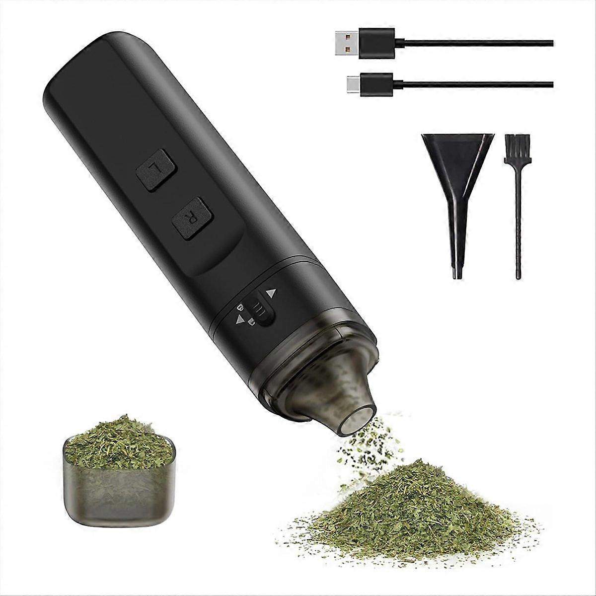 Auto Grind Electric Dry Spice Mill Machine Black