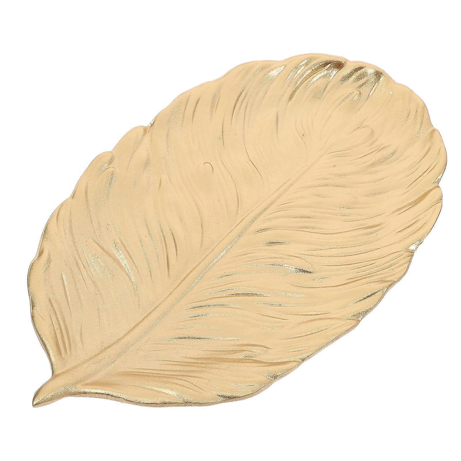 Wood Serving Plate Leaf Shaped Snack Tray Multi Color for 1Pack