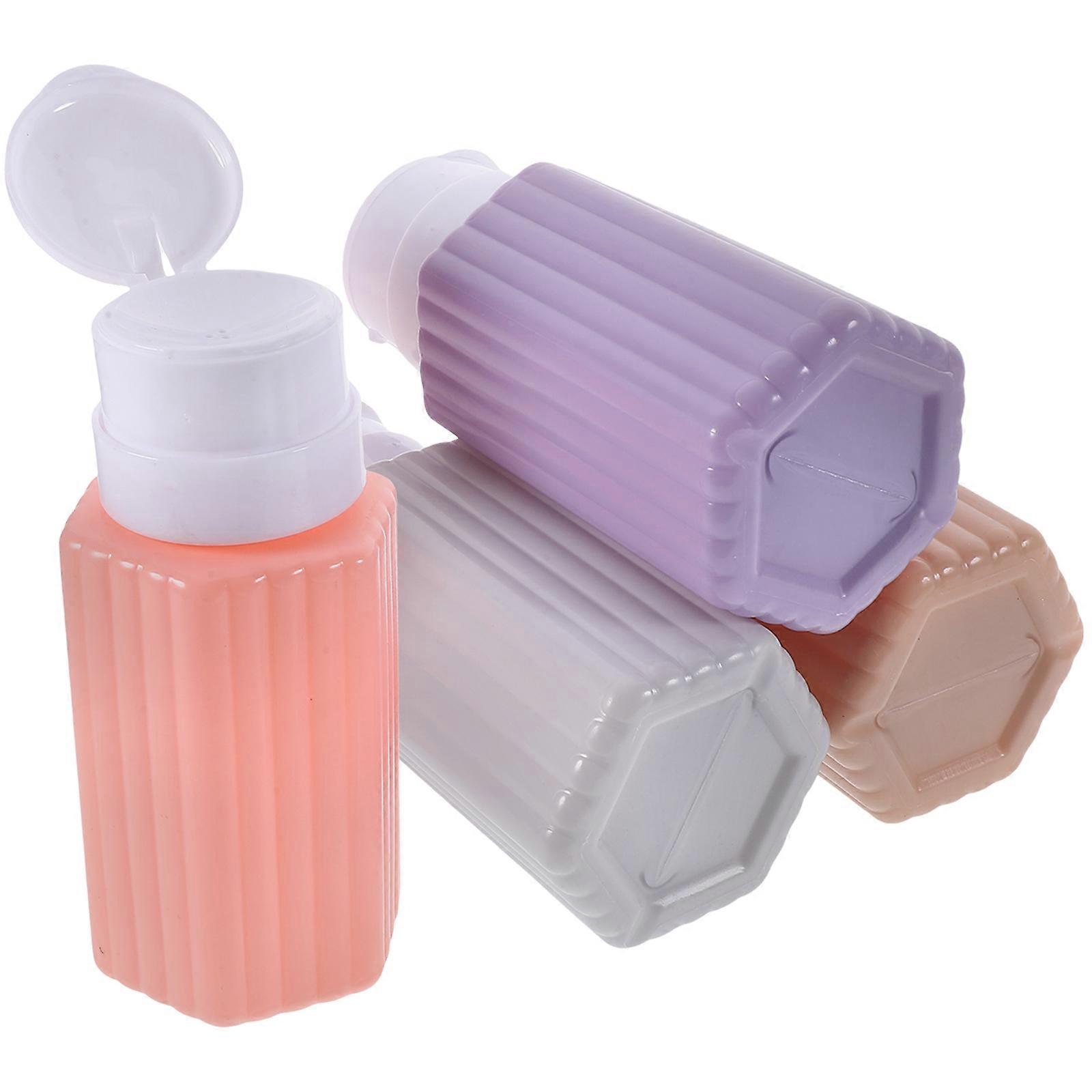 Plastic Pump Bottles Liquid Nail Polish Remover Pump for Storage 20Pcs
