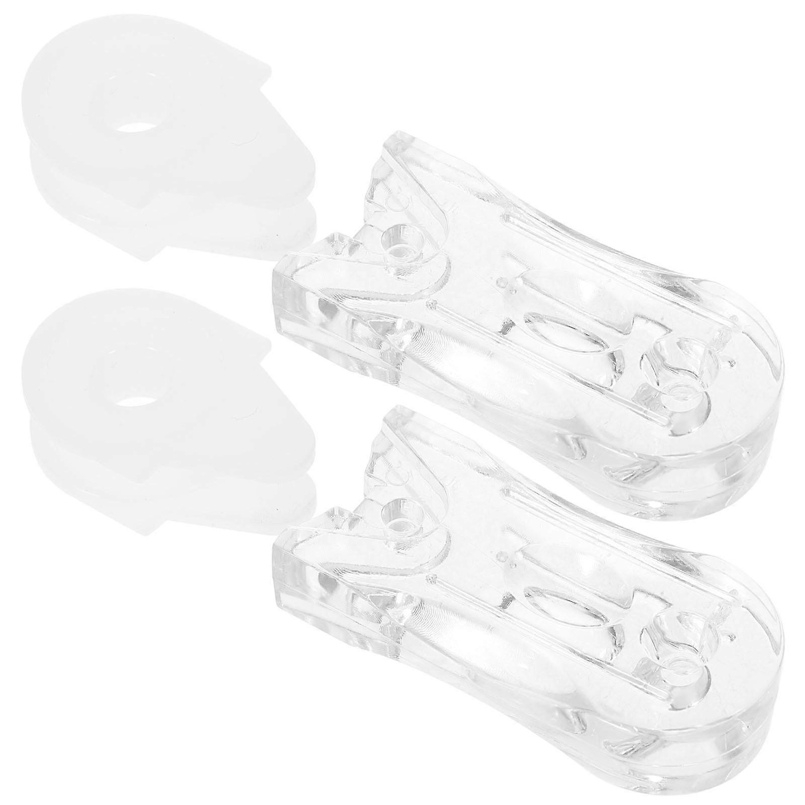 Heavy Curtain Cord Handle Acrylic Wind-Resistant Pull Pendant 2Pcs for Blinds