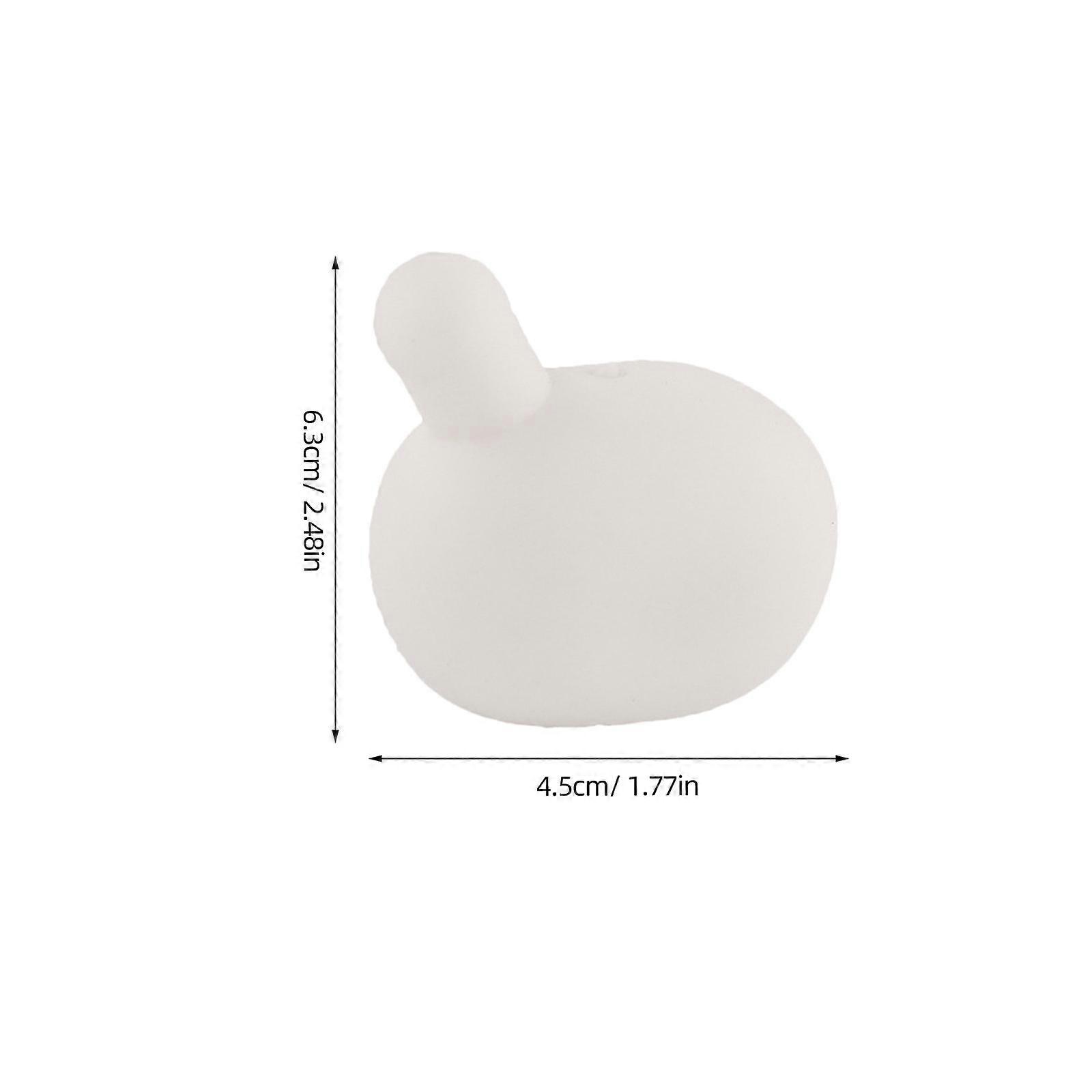 Bubble Core Plastic Toy Insert for Stress Relief 10Pcs White Silicone Balls