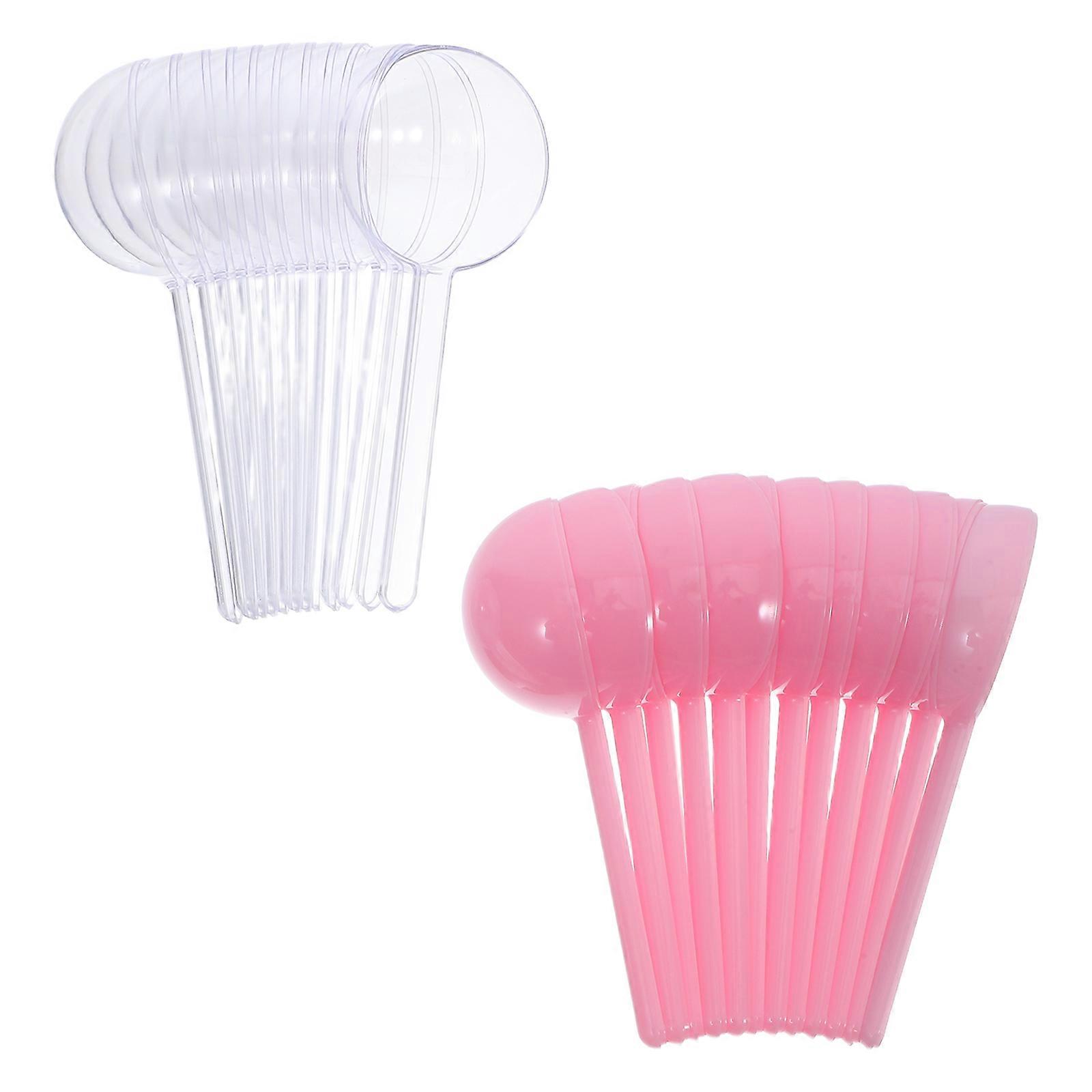 Plastic Lollipop Storage Box Round Candy Container for 12Pcs Use