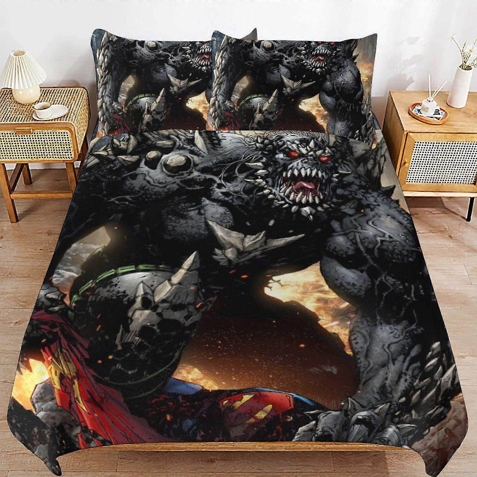 1780ZM Doomsday Powers Complete Bed Solution Long Thread Use Durable Zip Soft Touch Duvet Cover Sets Practicality MS1780