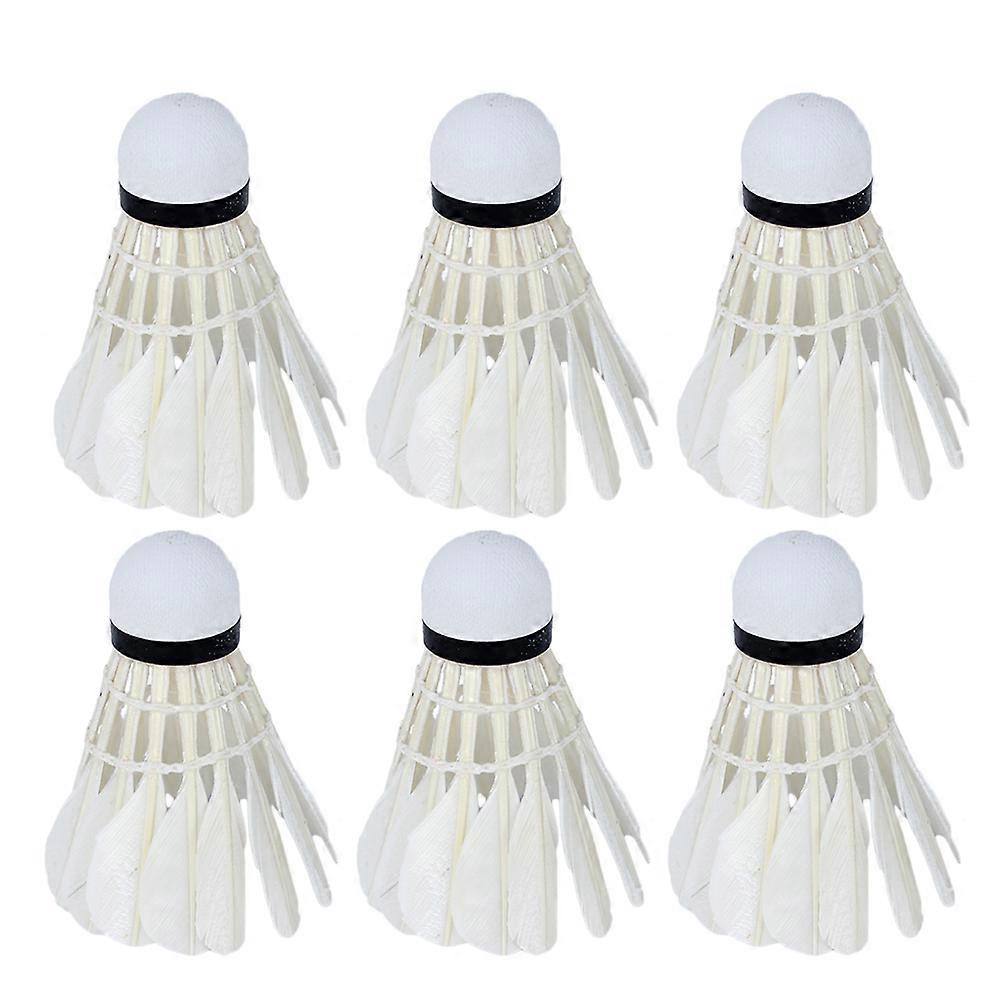Outdoor Shuttlecocks for Playing 36Pcs White Durable Quality
