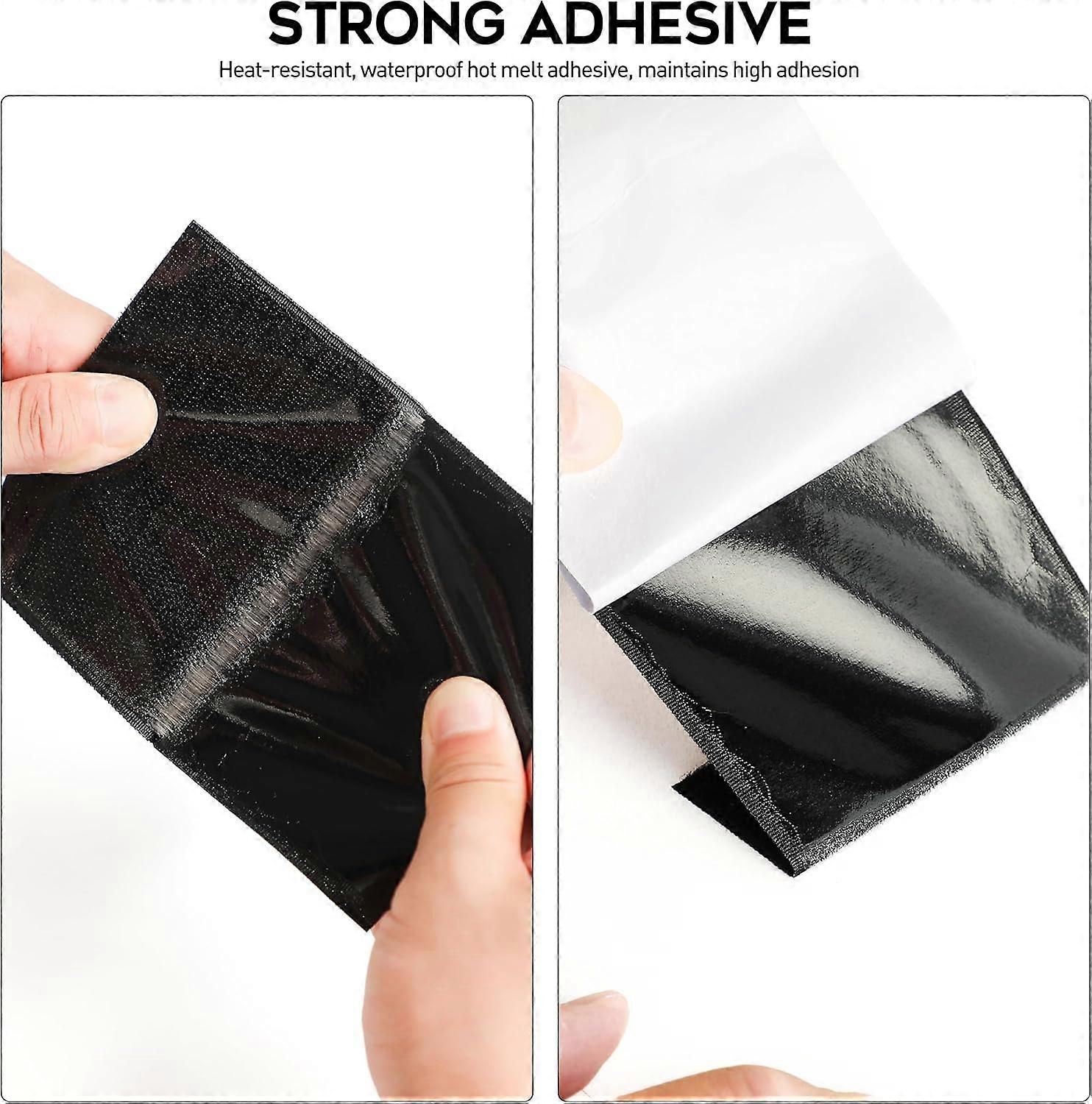 MAXECHO 4.4 Inches x 7 Feet Sticky Back Hook and Loop Tape with Adhesive, Non-Slip Couch Cushion Grip Accessories, Double Sided Strip Roll to Prevent