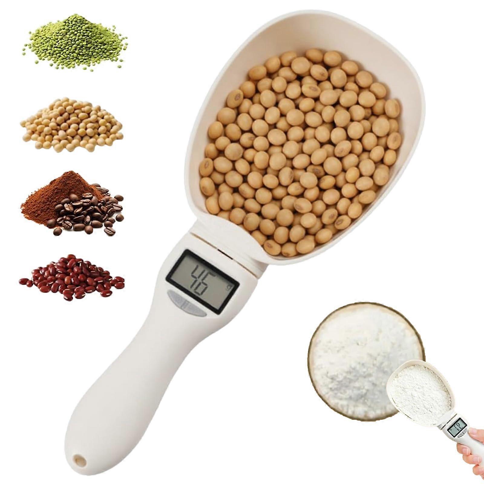 Digital Measuring Spoon with LCD Display,  Precision Electronic Kitchen Scale for Baking and Pet Food