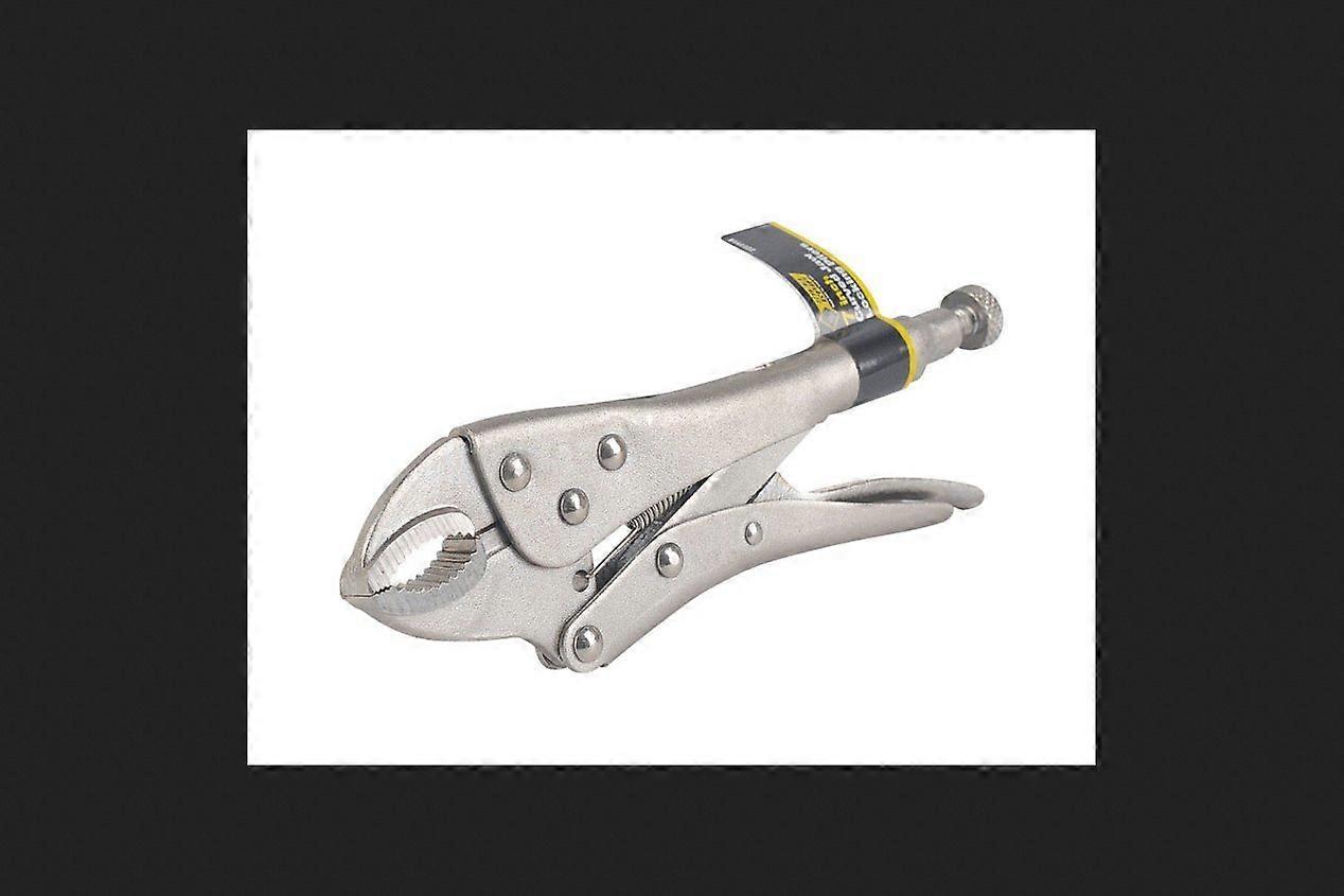 7 Inch Curved Jaw Locking Pliers with Wire Cutter and Quick Adjust Screw
