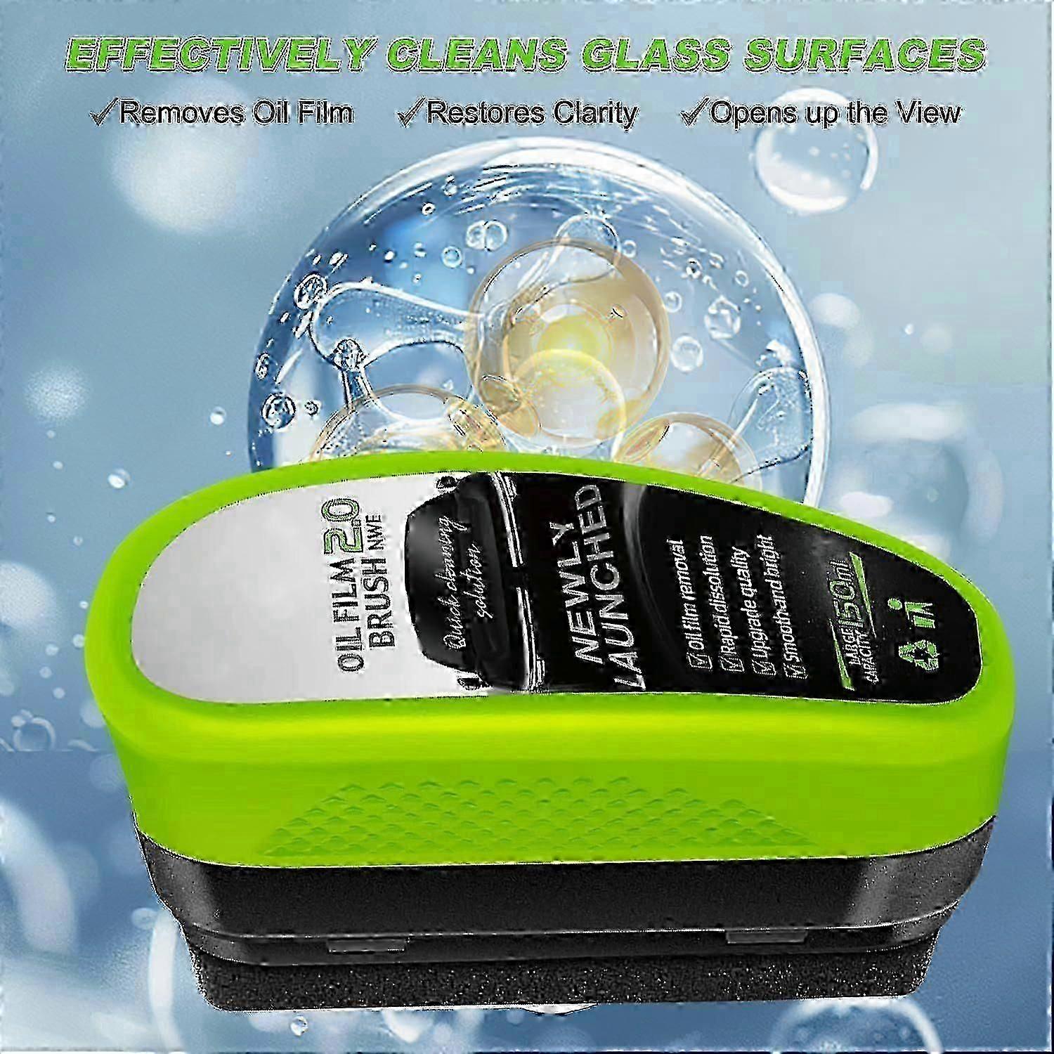 Automotive Olie Film Reinigingsborstel, Krachtige Voorruit Reiniger en Olie Film Remover, Glas Coating voor Voorruit, Auto Voorruit Glas Olie Film Cleaner (1PCS