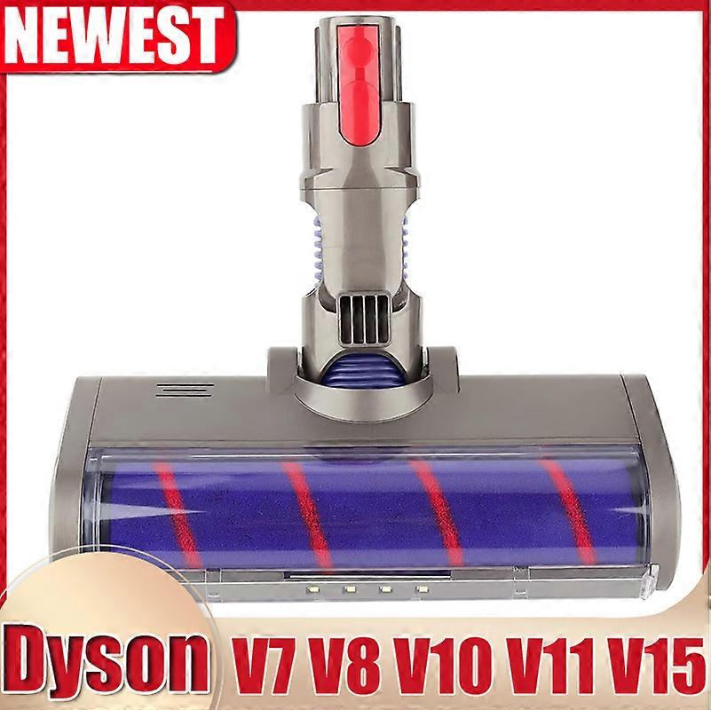 Replacement Soft Roller Cleaning Brush Head Floor Brush Accessories for Dyson V7 V8 V10 V11 V15 Series with Quick Release