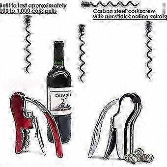 Spiral Rod Set for Corkscrew, Durable Steel, 5-Pack Replacement