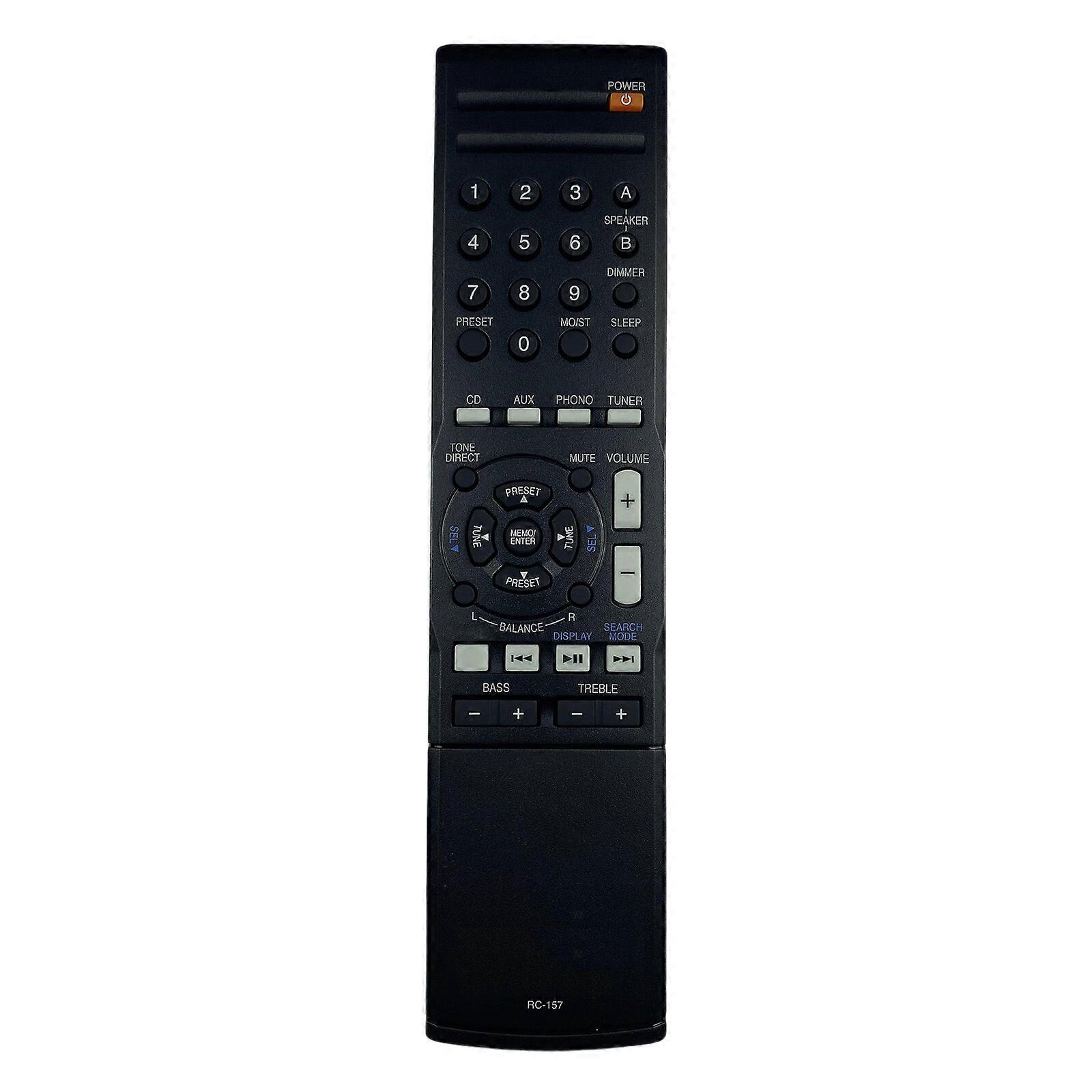 Replacement AVs Surround Receiver Remote Control for RC157 Ergonomic Grip ABS Construction for Effortless Operation Multicolor