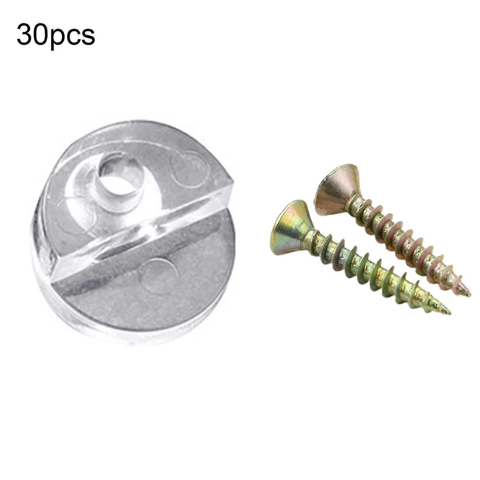 30個のガラスクリップ、コンパクトで丈夫な透明ボディ、実用的なバスルーム用ミラー固定クランプ