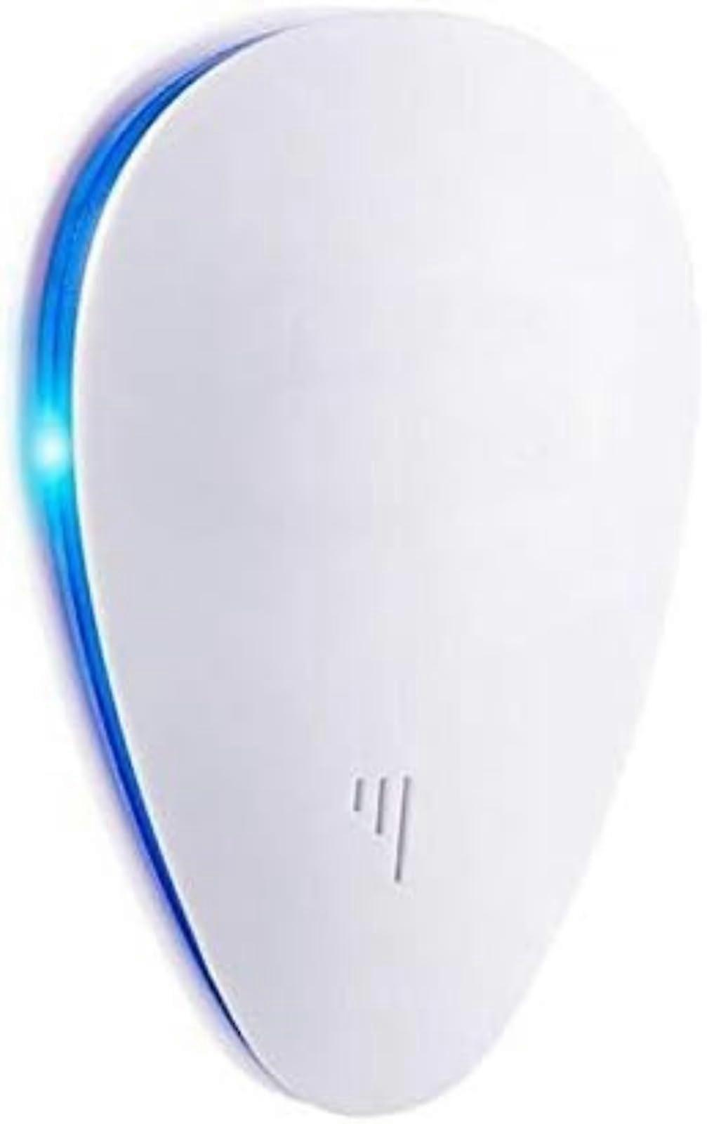 Ultrasonic Pest Repeller Plugin Device, Electronic Rodent and Insect Repellent, Pet Safe, White