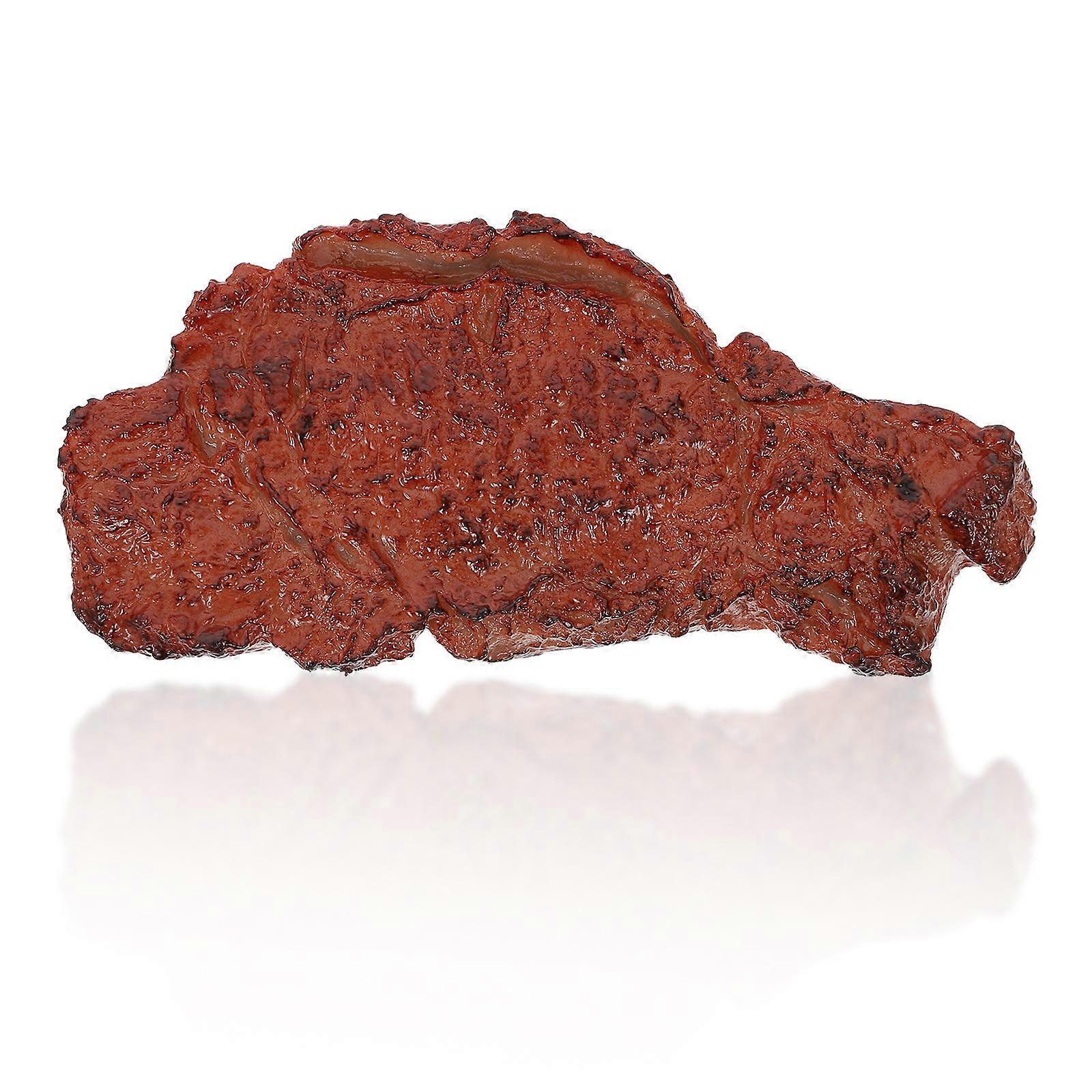 Fake Steak Model Plastic Simulation Steak Prop for Cooking Toy 1Pcs