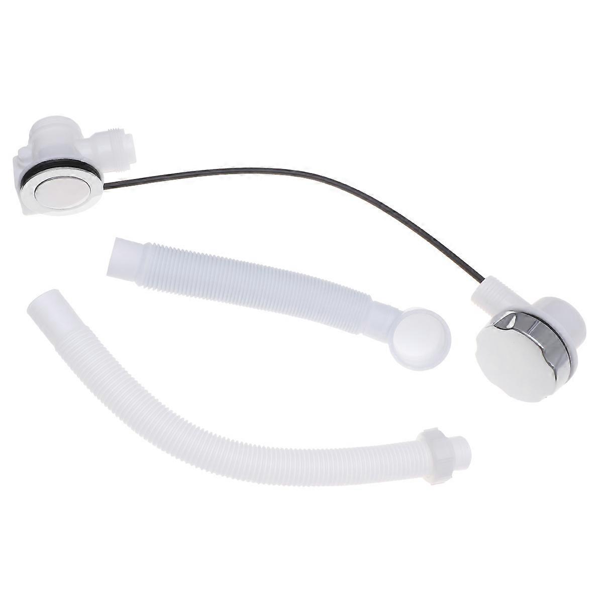 Bathtub Up Sink Drain Plastic Bath Waste Function with Overflow Kit Set