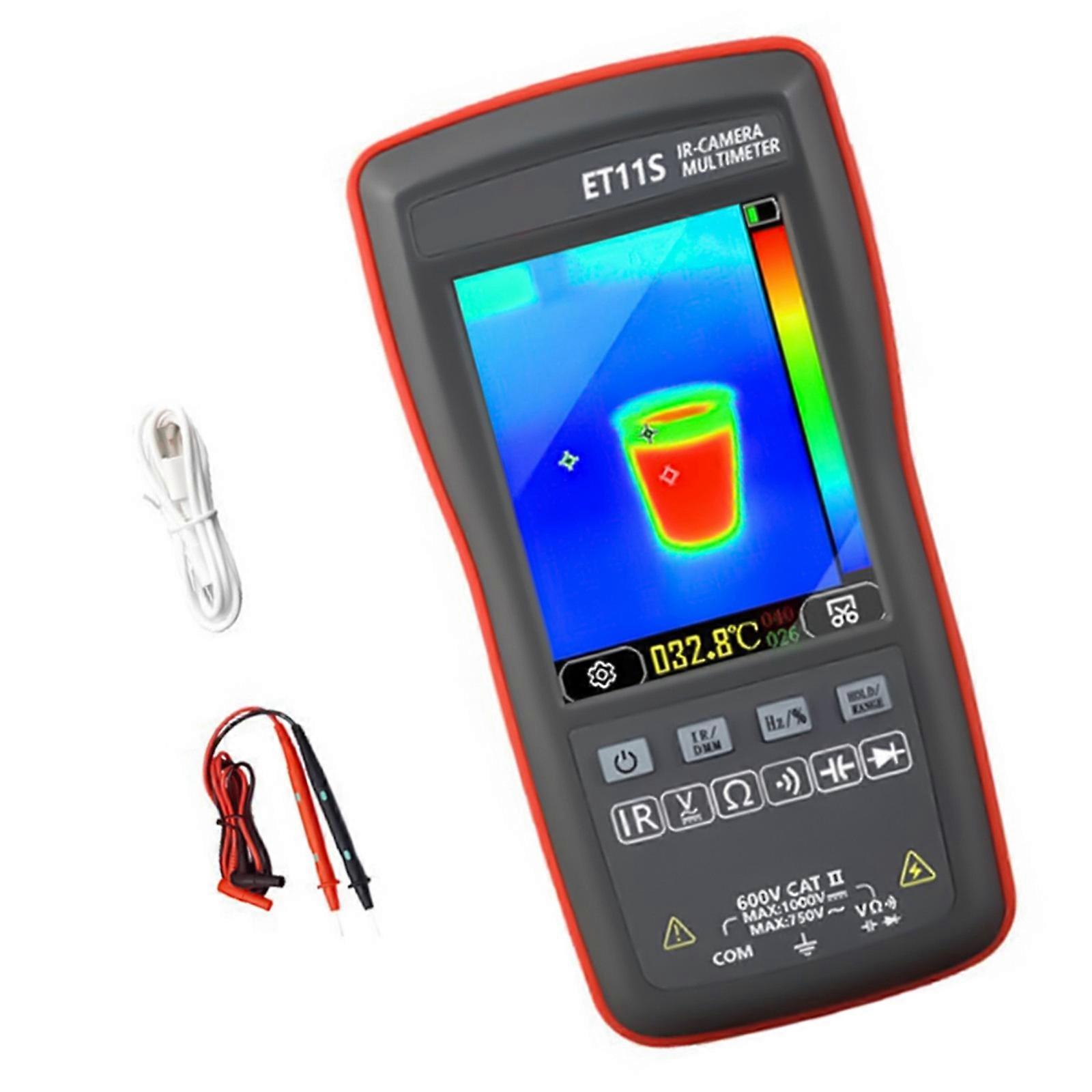Industrial Thermal Camera Thermal Imaging Multimeter for Energy Audits and Preventive Maintenance with Memory Function Multicolor