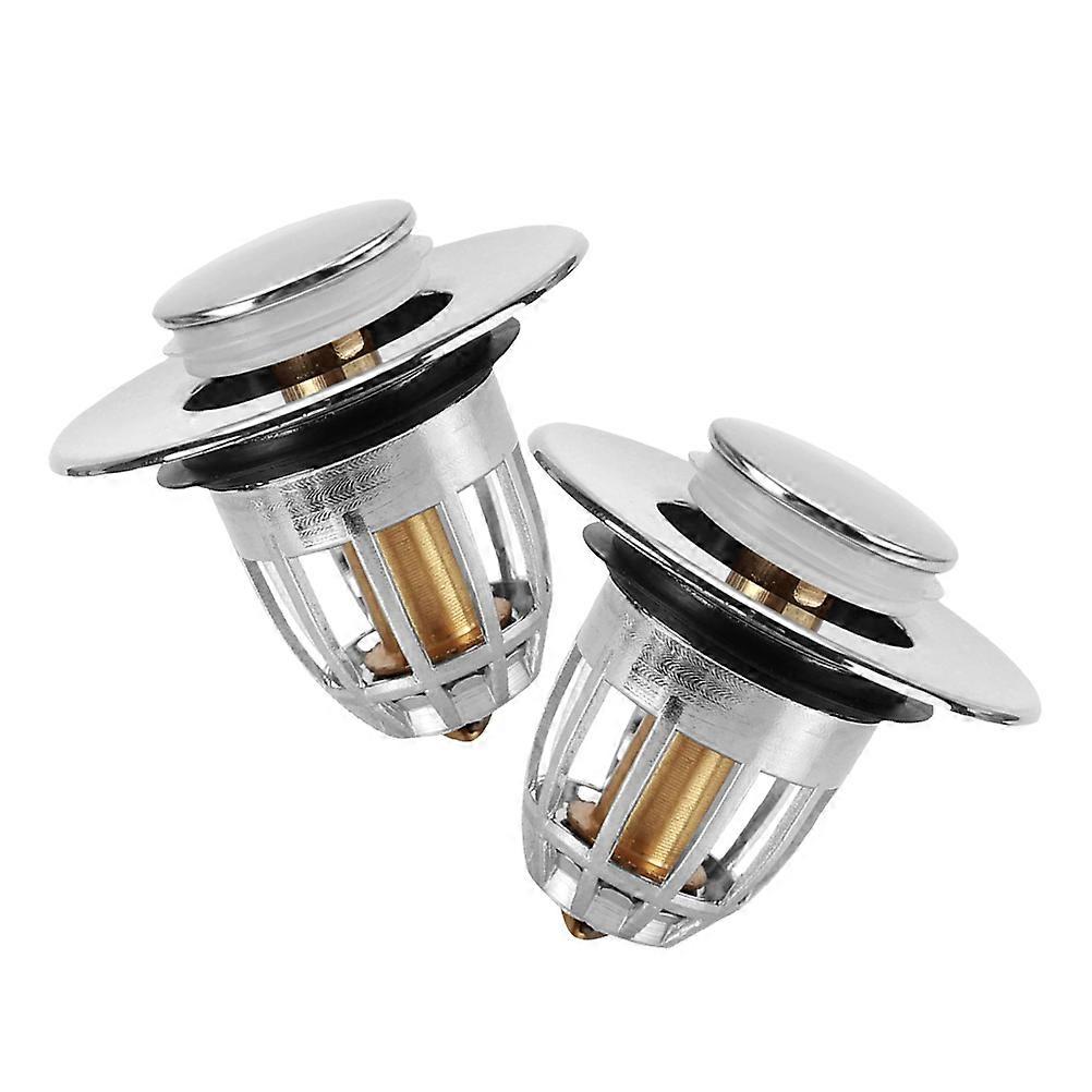 ABS Copper Bathroom Sink Stopper for Drain Plug with 6Pcs Pack