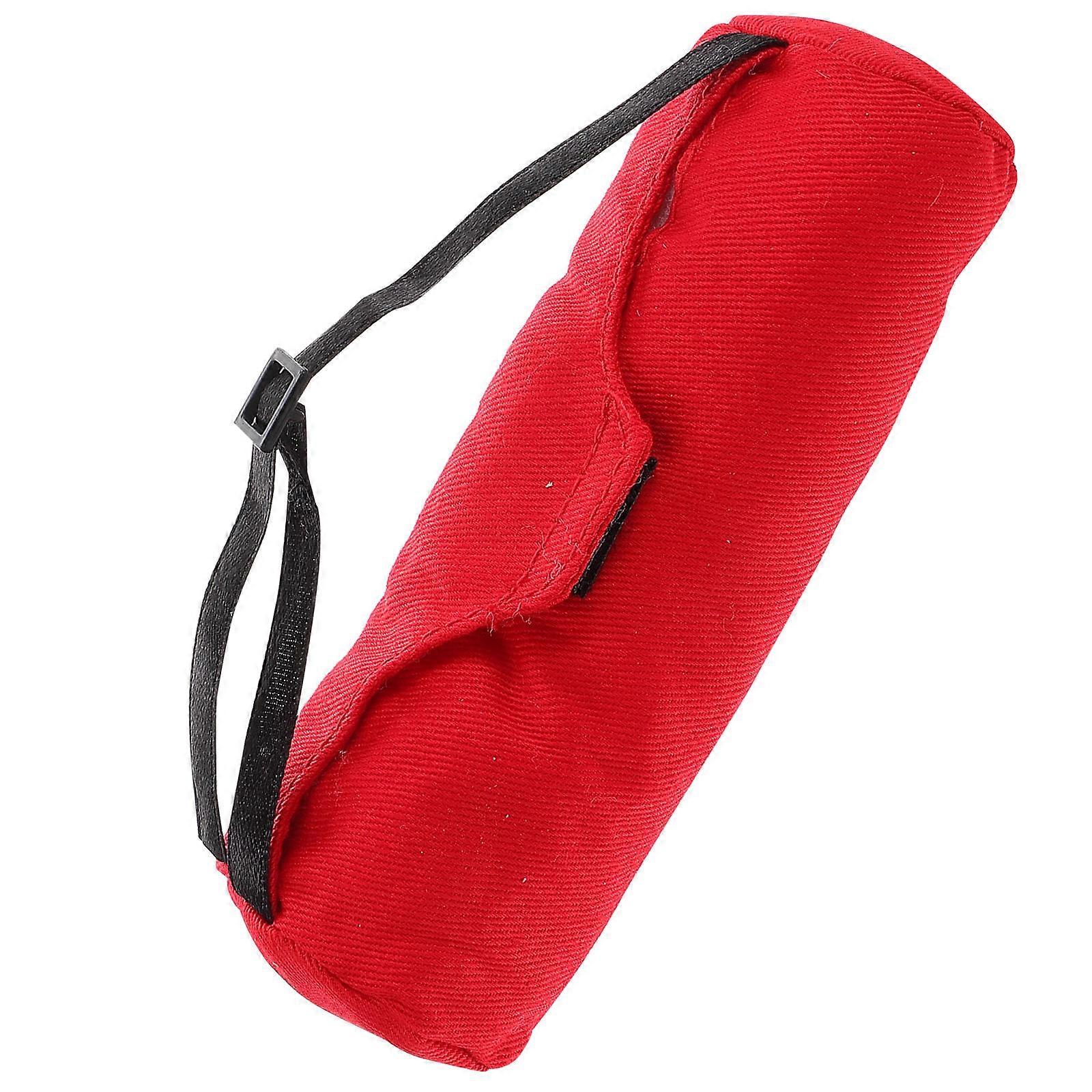 Red Soldier Backpack Doll for Display Use Mini Collectible Bag