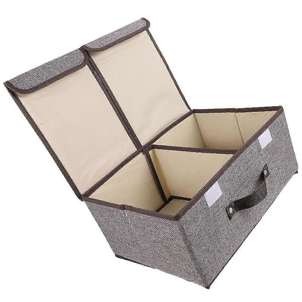 Laundry Storage Organizing Undergarments Storage Bin For Home Organization Grey Rectangular 1Set