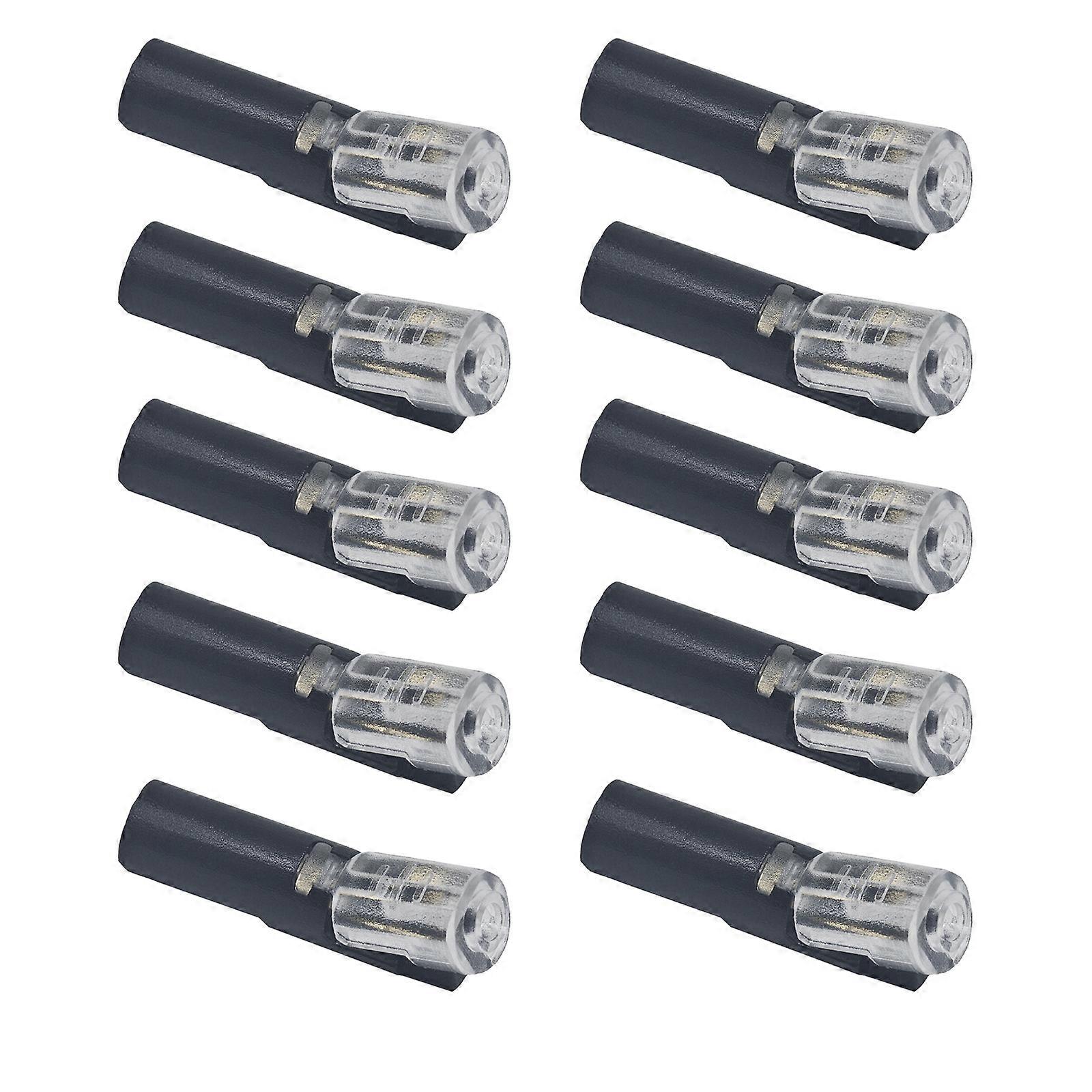 10Pcs Multipurpose Wire Connect Terminals Connector Pluggable LED Wire Connector Single Wire Plug-in Connector Enduring Multicolor