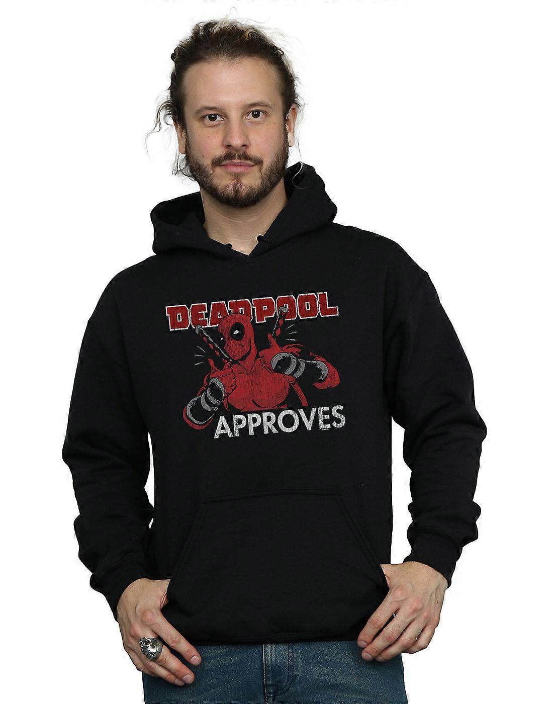 Marvel Men's Deadpool Approves Hoodie