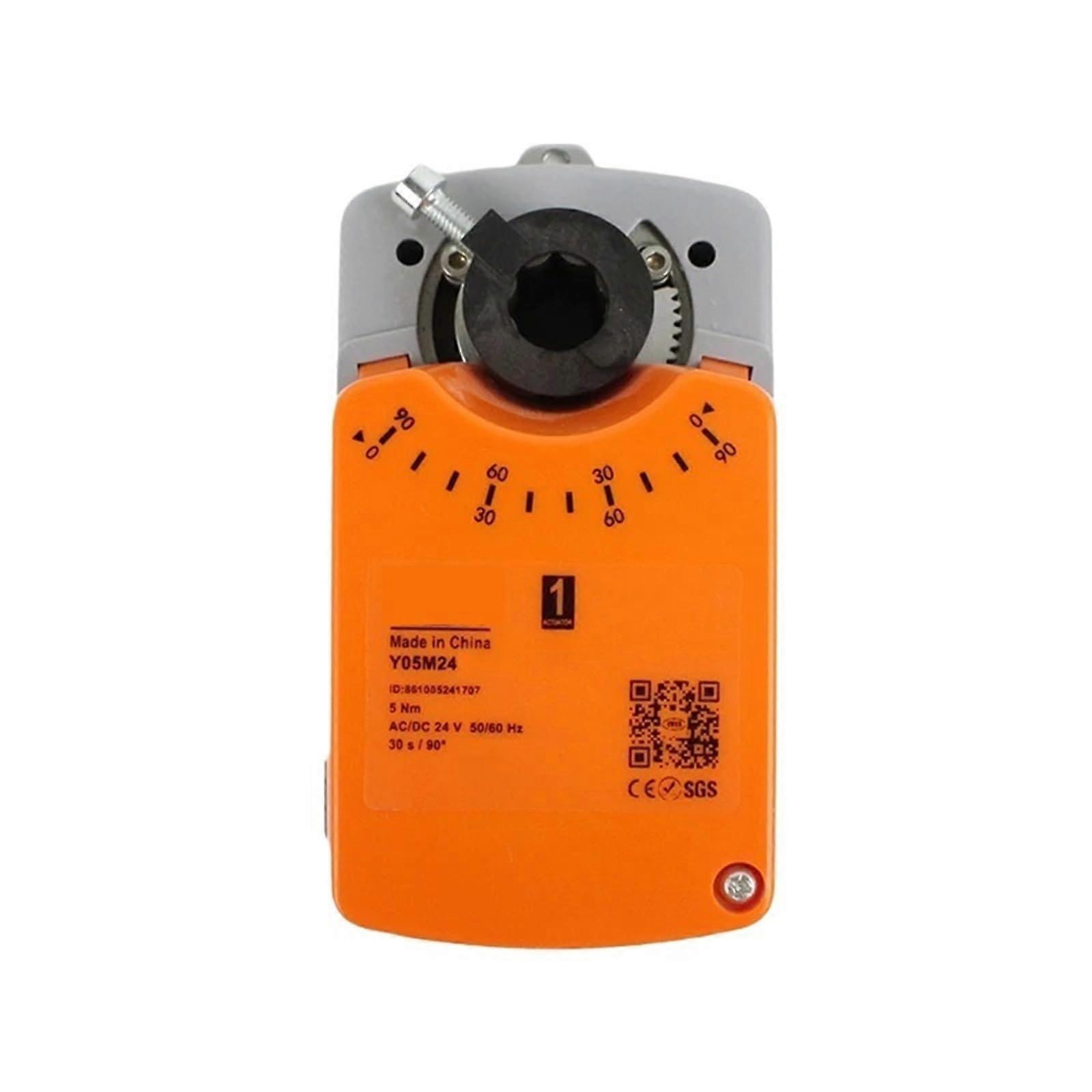 5Nm Damper Actuator HVAC Ventilation Motor AC/DC 24V AC100240V Precise Airflow Control