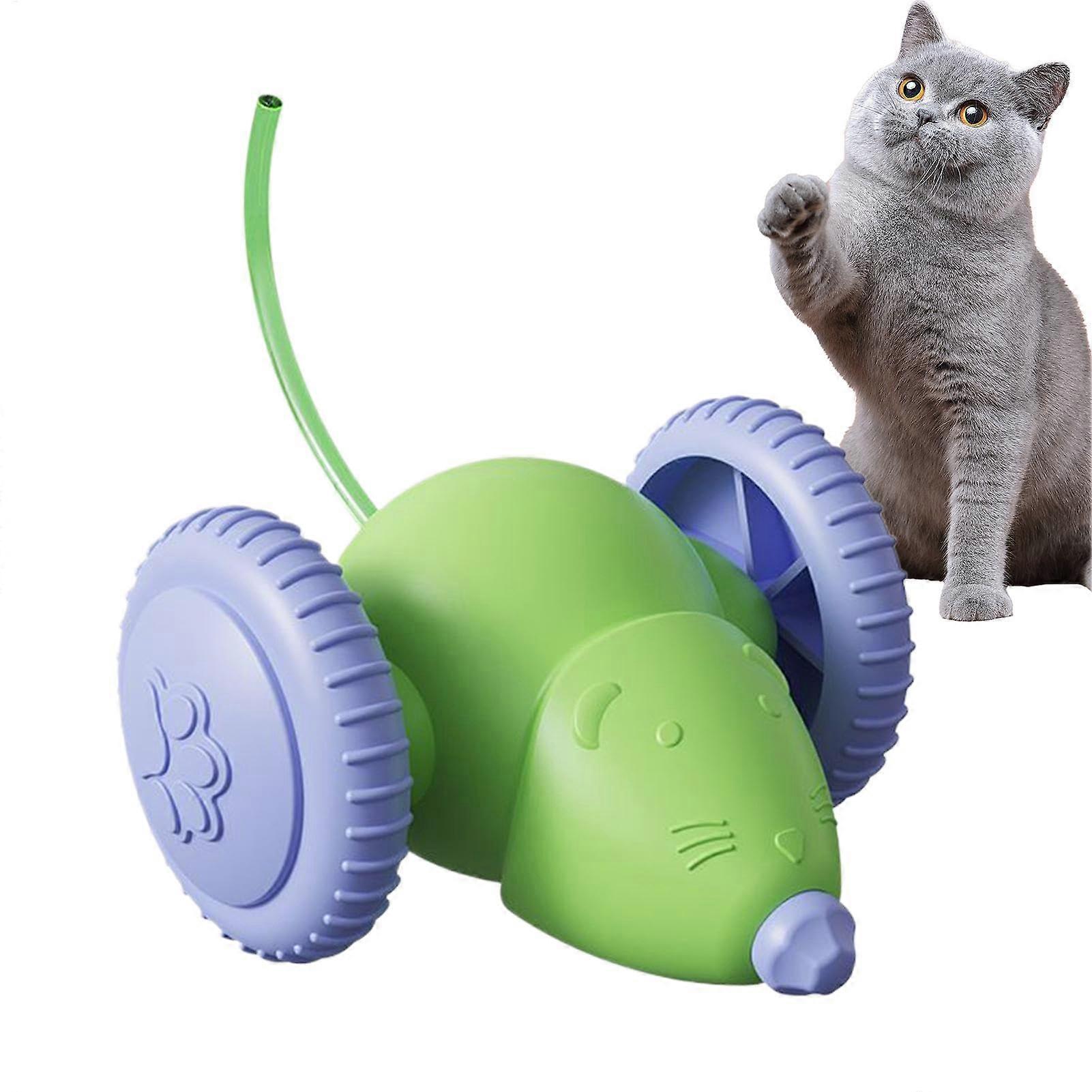 Interactive Cat Toys with Smart Motion Sensor, LED Lights and Automatic Mouse for Indoor Cats