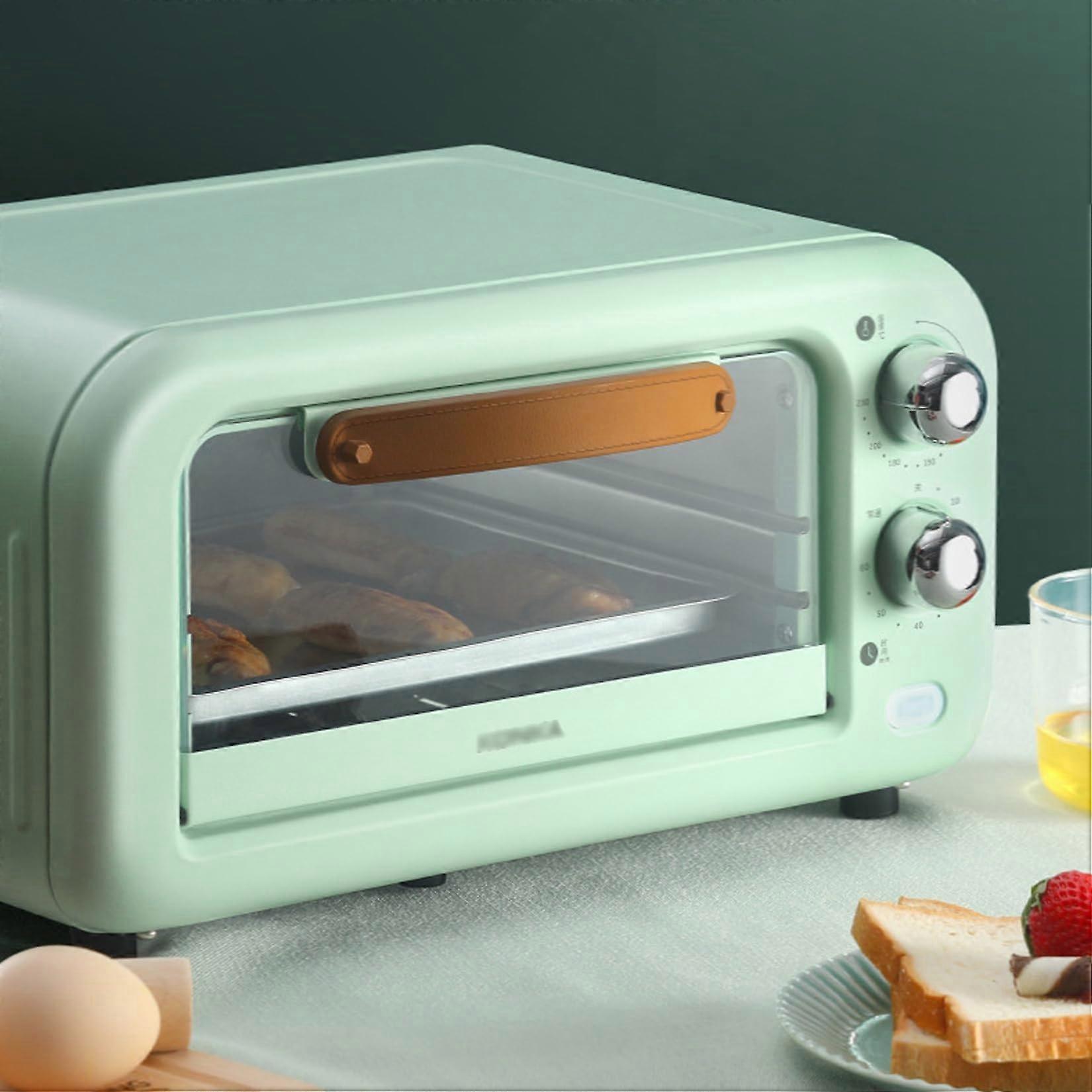 12L Mini Oven 800W Compact Electric Oven with Timer Temperature Control and Baking Accessories