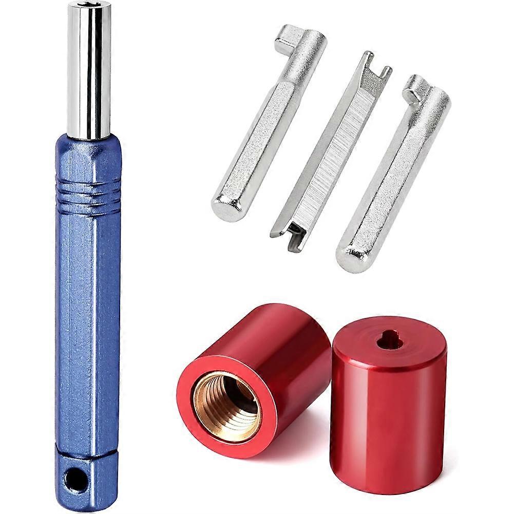 Universal Locking Cap Tool HVAC Kit - Multi-Key Service Tool, Wrench & Removal Set for AC System Efficiency