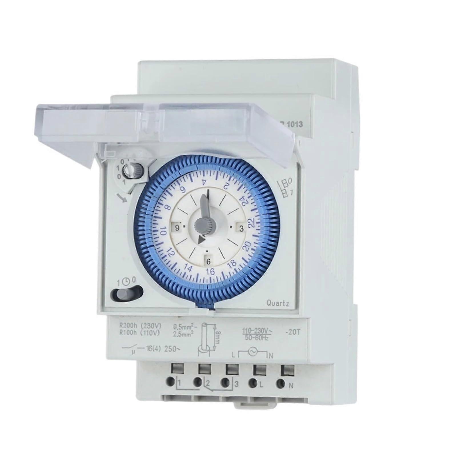 SUL181d 24Hour Industrial Timer Switch 220V DIN Rail Mounted Mechanical Time Relay