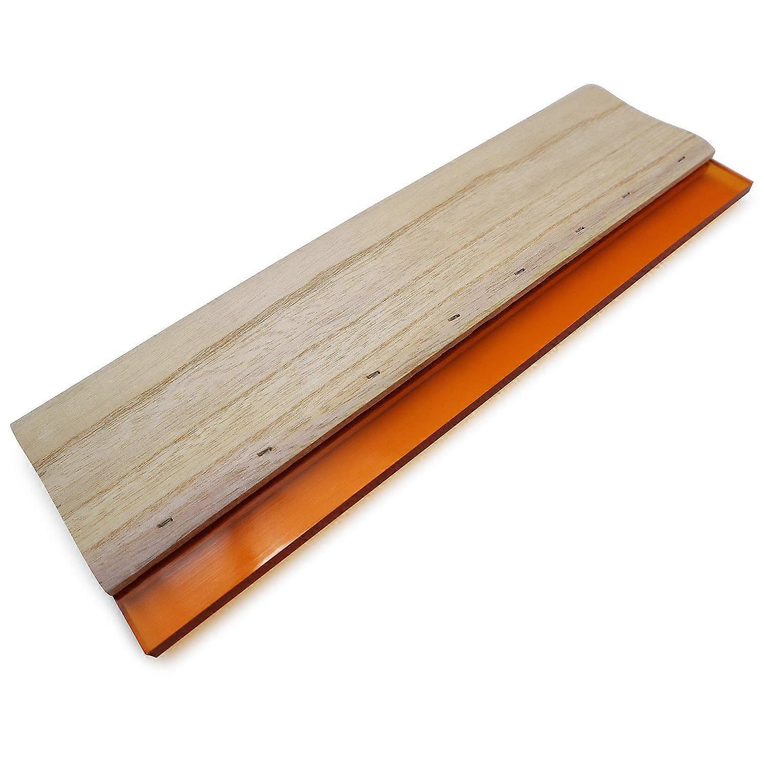 6.5 Inch Silk Screen Printing Squeegee 75 Durometer with Ergonomic Grip and Durable Rubber Blade