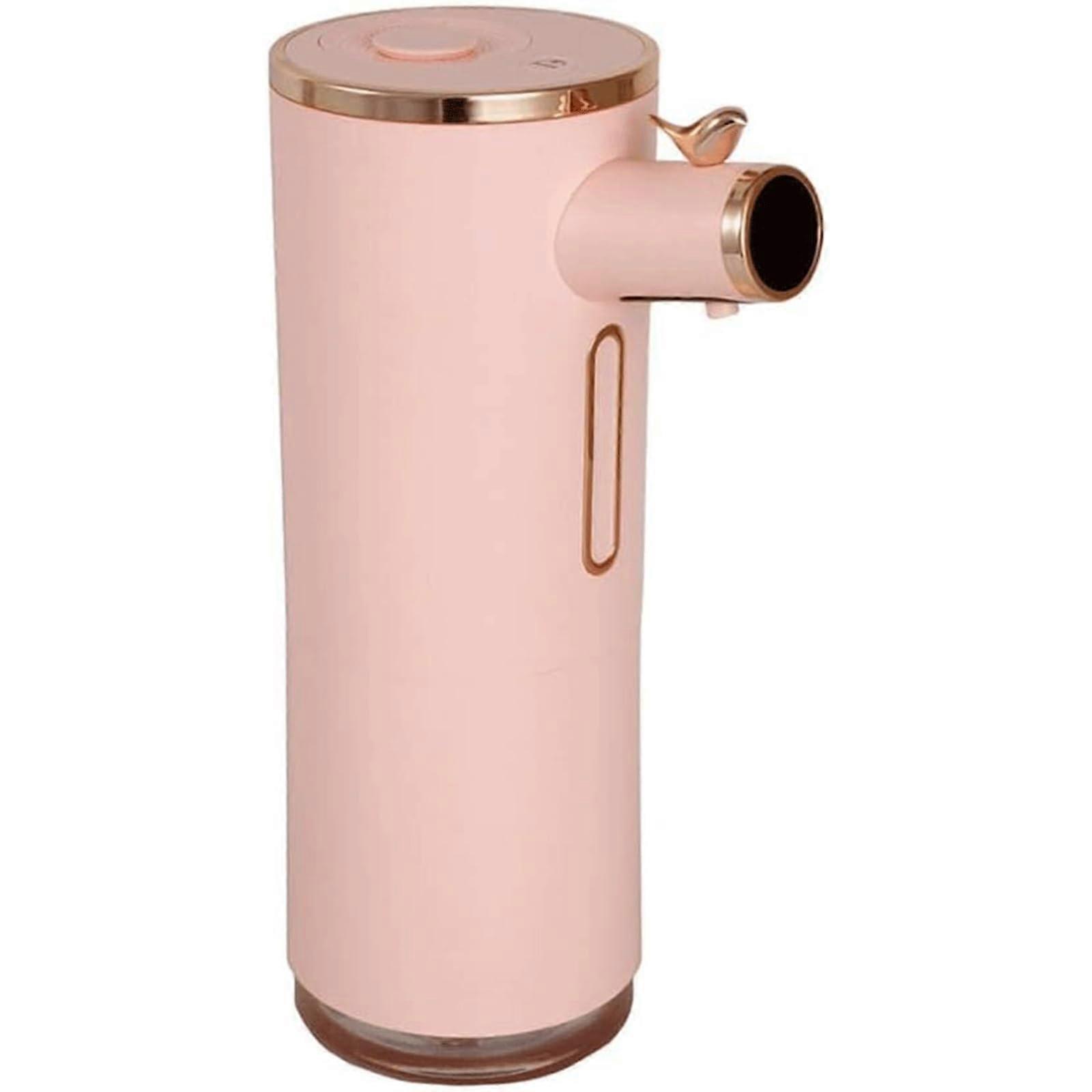 Automatic Foaming Soap Dispenser with Smart Sensor, Adjustable Volume, USB Rechargeable Pink