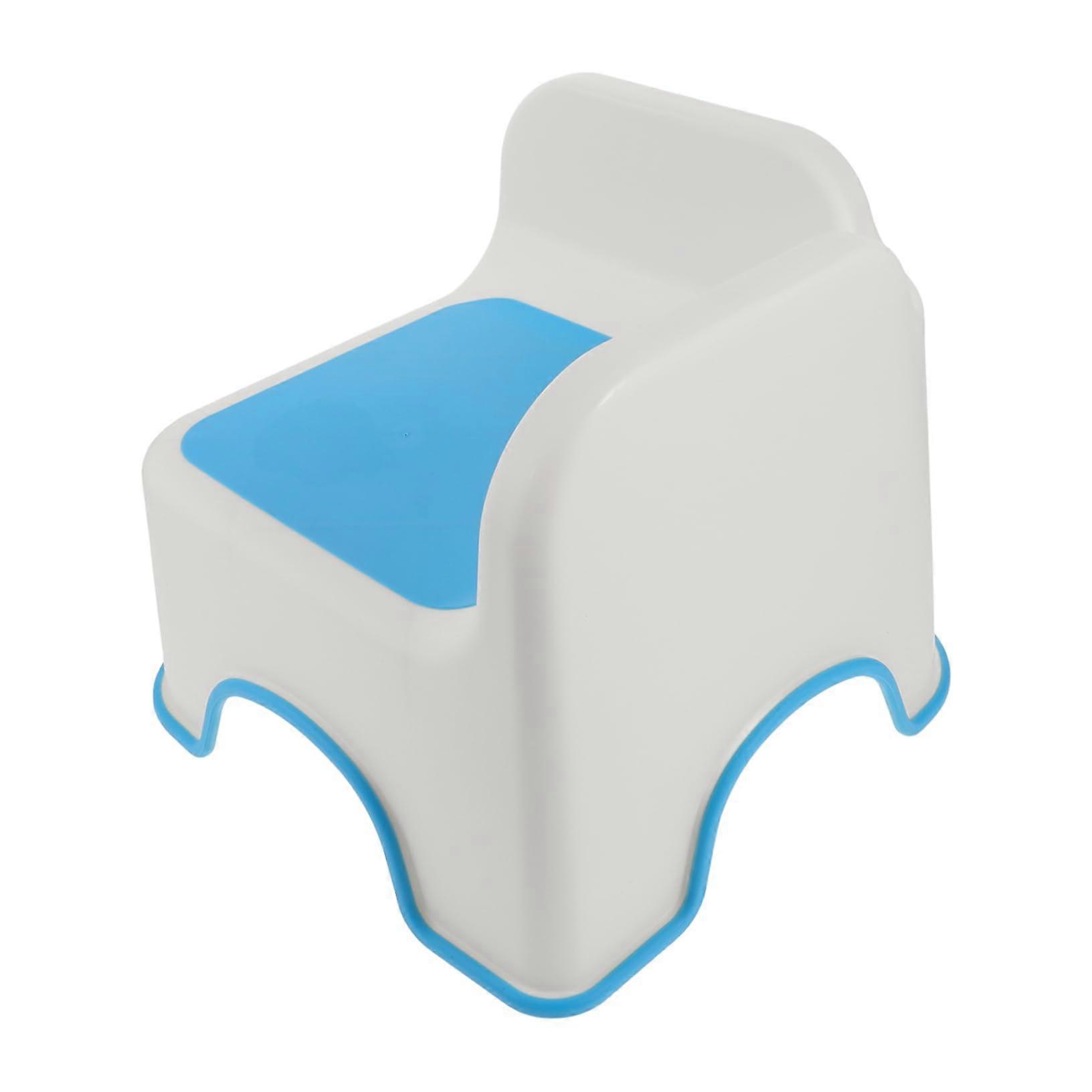 Plastic Step Stool Lightweight Multipurpose Folding Stool for Bathroom Kitchen and Home Use