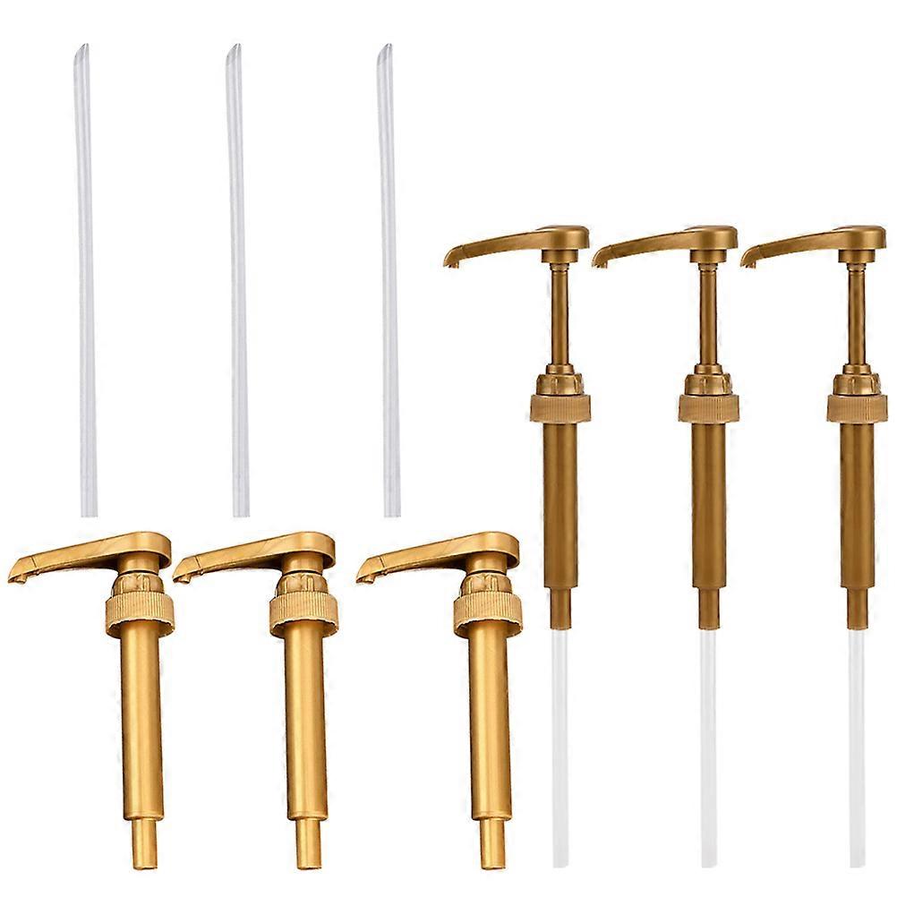 Coffee Syrup Pump for Bottles Providing Convenient Dispensing 6Pcs Set