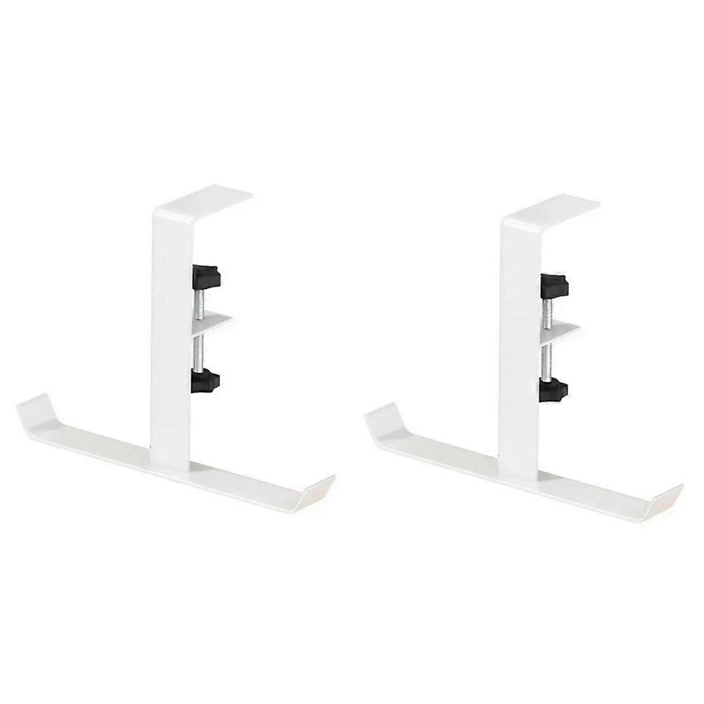 2Pcs Adjustable Desk Edge Hook Without Punching Office Desktop Edge Hanging Bag Hook Backpack Storage Hanging Hook