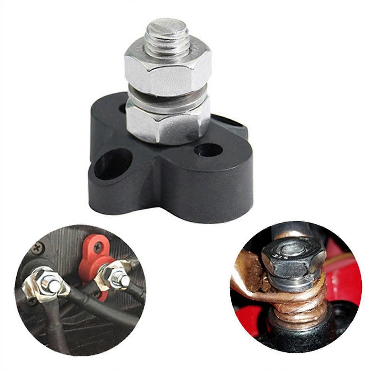 2Pc 5/16 Inch DC 48V Busbar Power Terminal Block M8 Distribution Stud