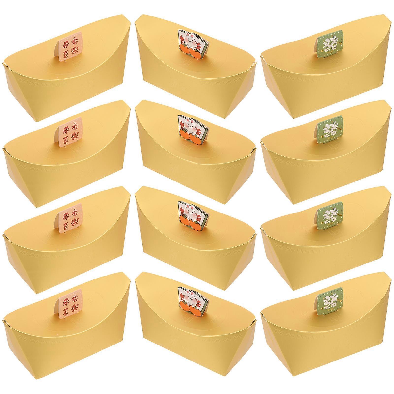 Paper Candy Boxes Assorted Color Candy Boxes for Wedding Use 12Pcs Gift