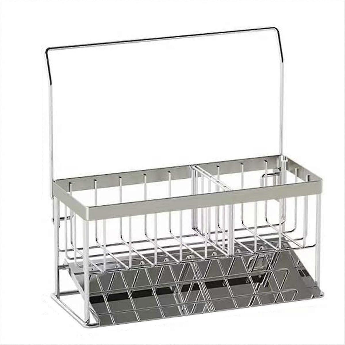 Sponge Holder with Drip Tray Kitchen Sink Organizer with Drain Pan