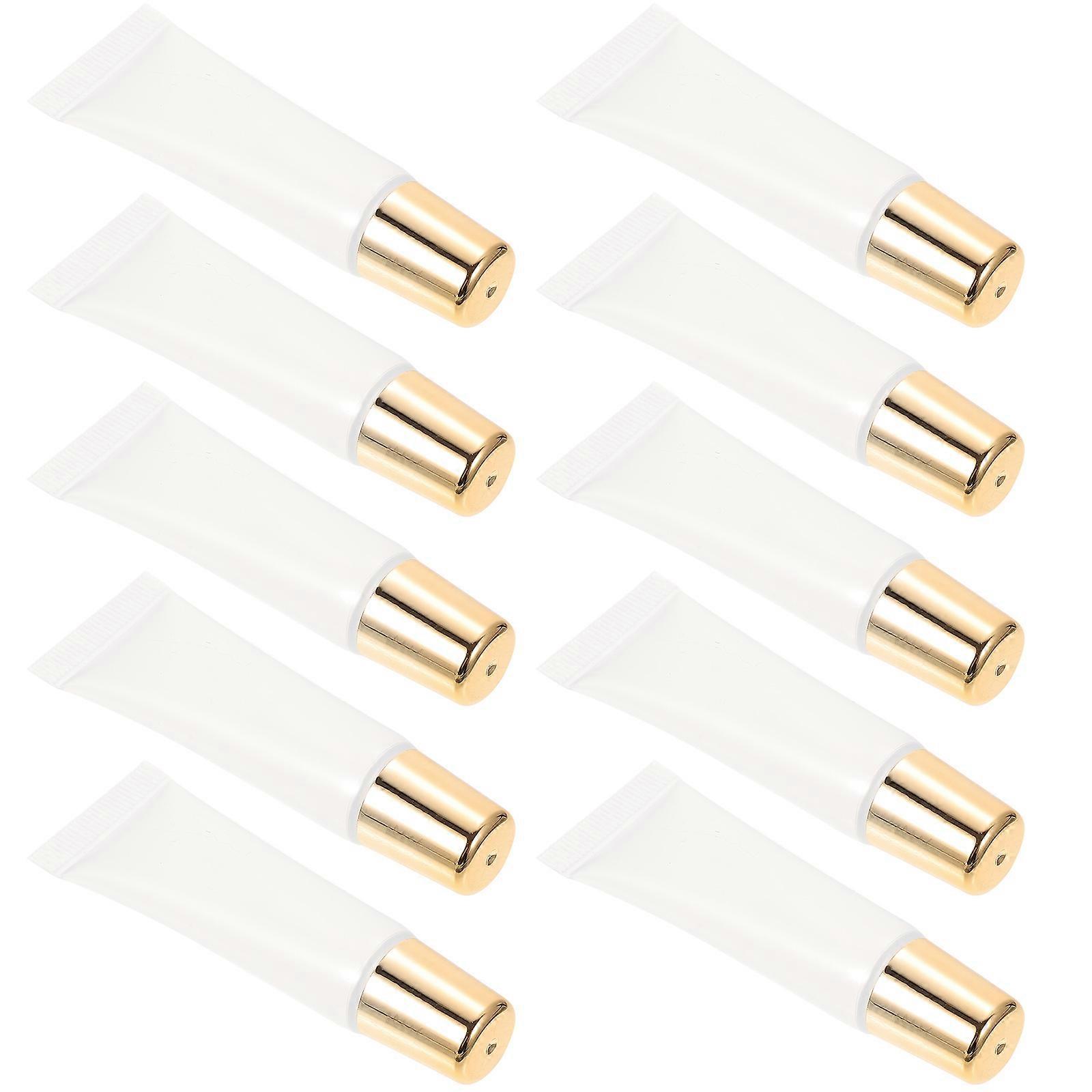 Portable Empty Lip Gloss Tubes for Storage Use Refillable 10Pcs Set