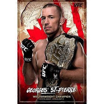 Gioco di puzzle UFC GEORGES ST-PIERRE CANADA per adulti e bambini F799