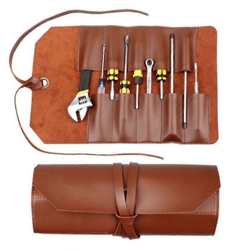 Tool Rolling Multifunctional Canvas Wrench Roll 10 Pockets