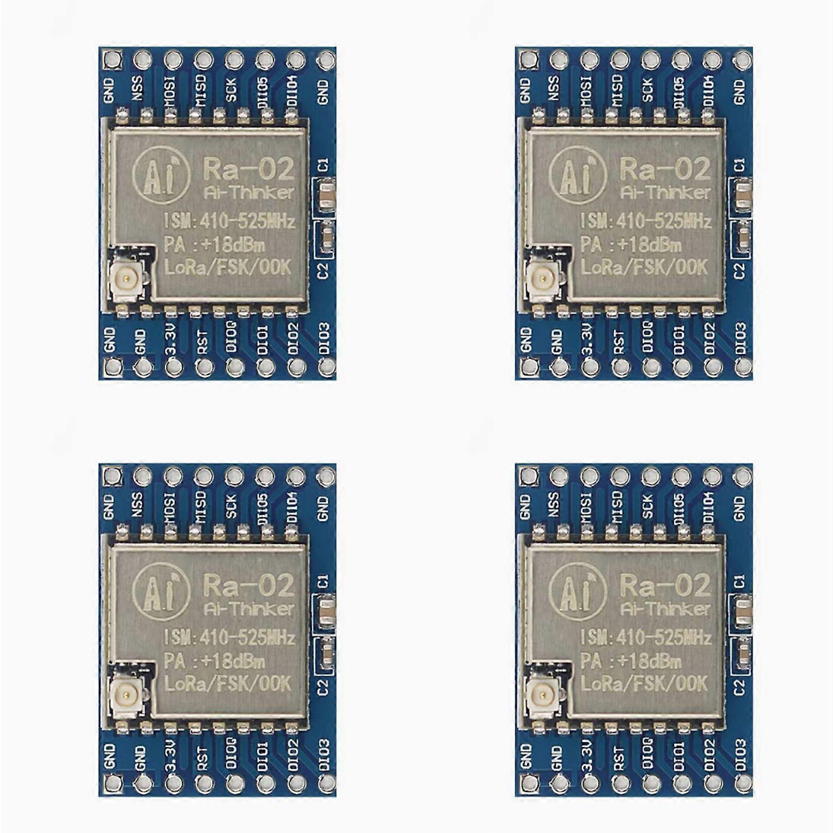 4X SX1278 LoRa Module LoRa 02 433M Adapter Module Wireless Transmission SPI Communication Module