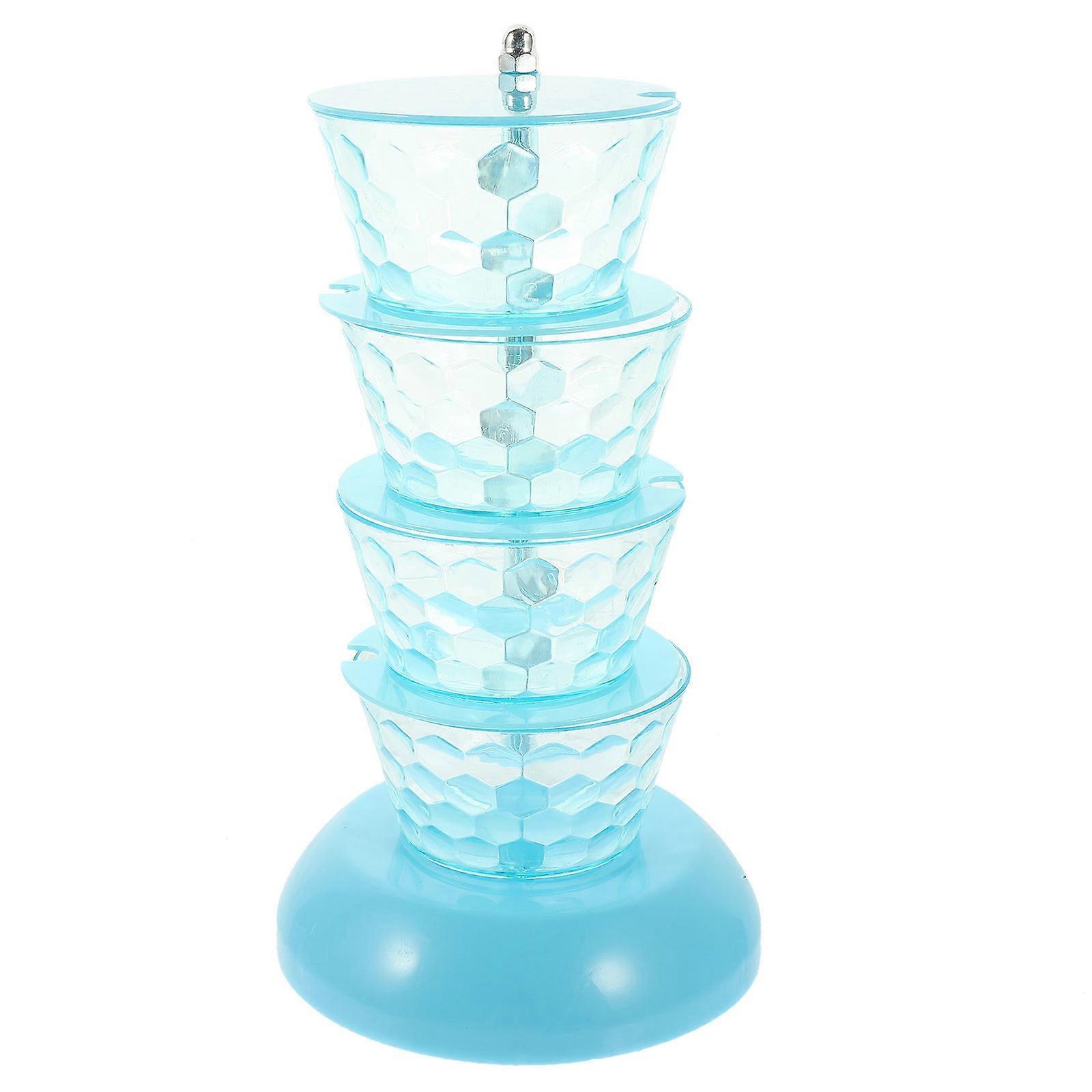 Countertop Multi-Layer Rotating Spice Holder Organizer for Kitchen