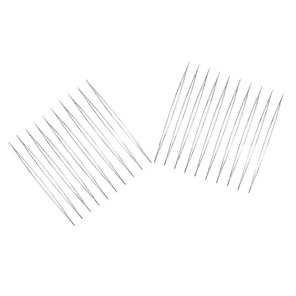 Silver Beading Needles Thread Sewing Needles for Stitching 40Pcs