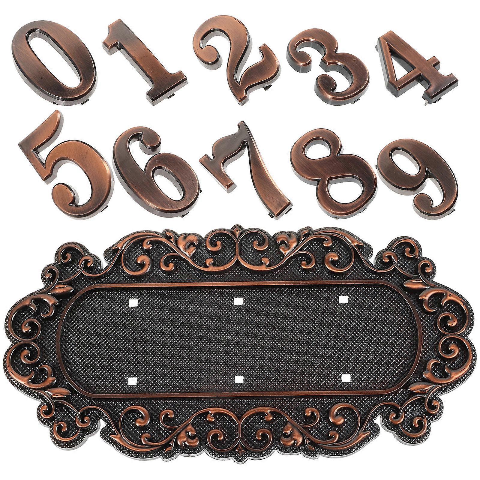 Door Number for Home Use 2Sets Durable Material