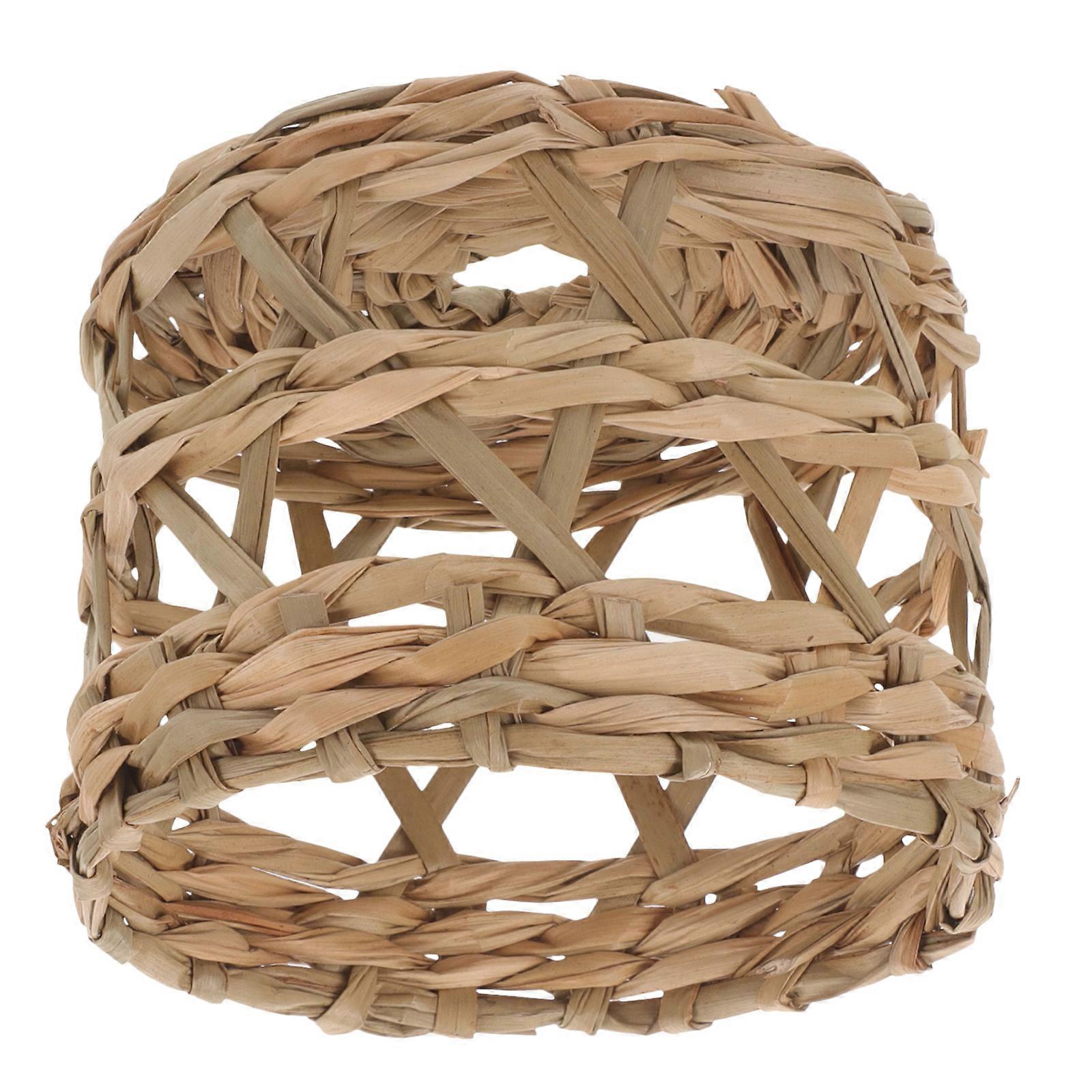 Creative Straw Woven Lampshade for Ceiling Lamp Shade Replacement