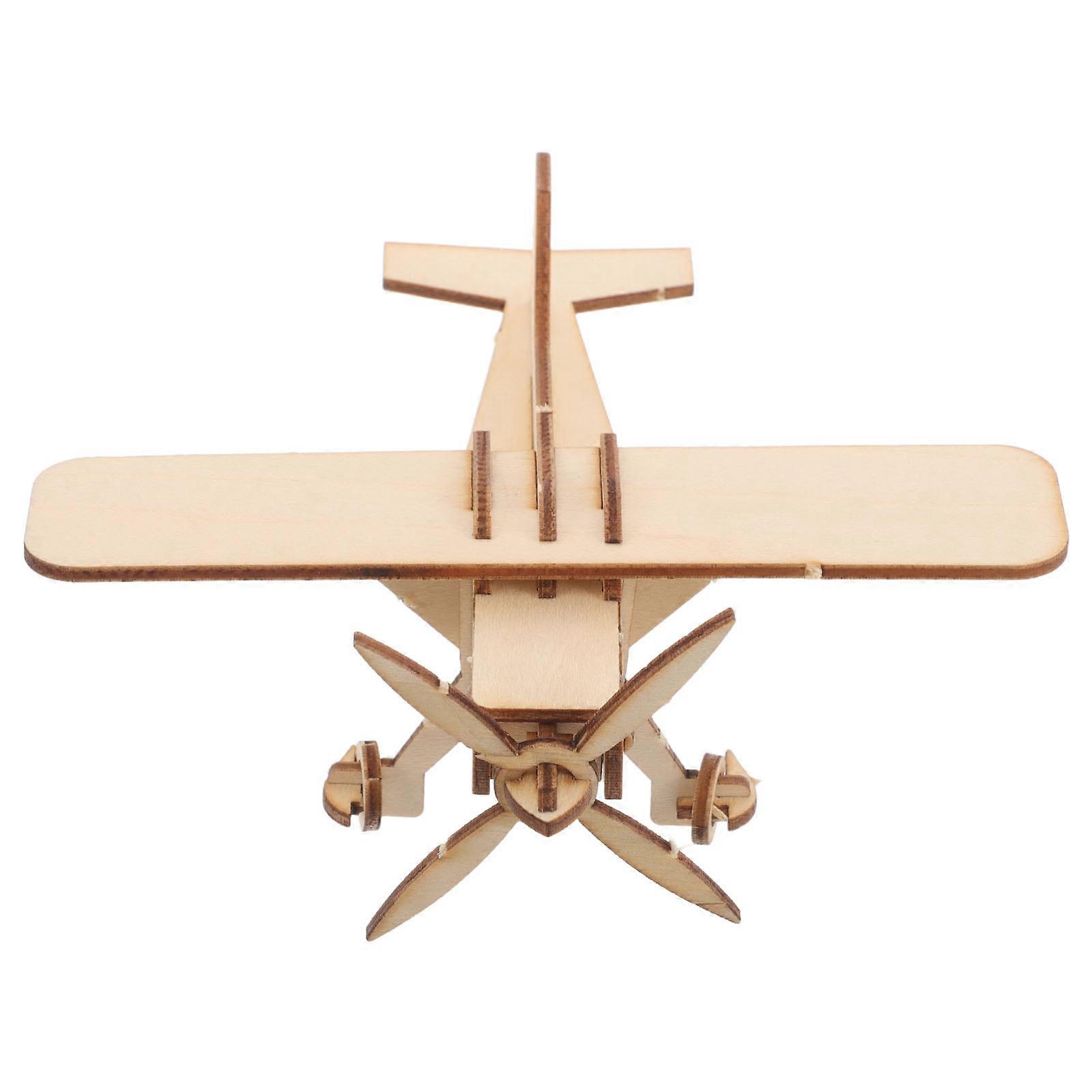 Avion en bois décoratif à assembler