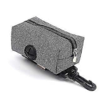 Dog Poop Bag Dispenser Holder Leash Attachment Organizer, Purple, 10x5.5x5.8cm