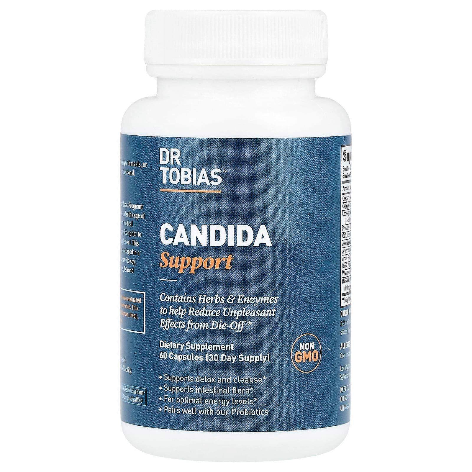 Dr. Tobias, Candida Support, 60 Capsules